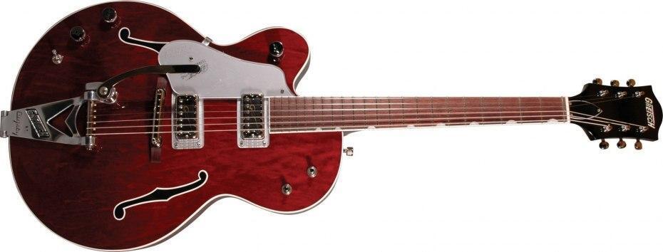 Gretsch G6119-1962HT Chet Atkins Tennessee Rose (1962 HT Lefty, Burg Stain)  - Guitar of the Day - InSync