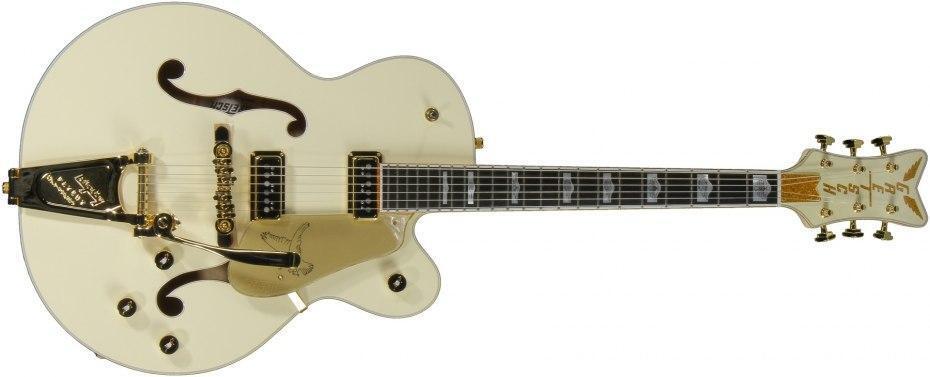 Gretsch G6136TLDS White Falcon (Lacquer, Twin DynaSonic, White) – Guitar of the Day