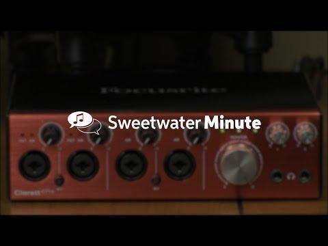 Focusrite Clarett 4Pre 18x8 Thunderbolt Audio Interface | Sweetwater