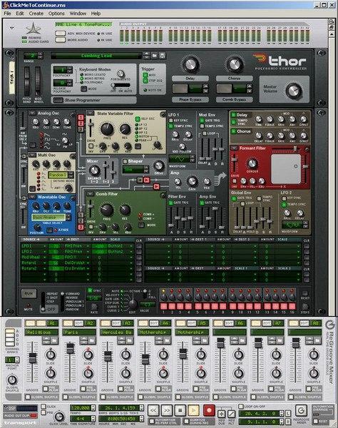 Propellerhead Declares Software “Vista Ready!”