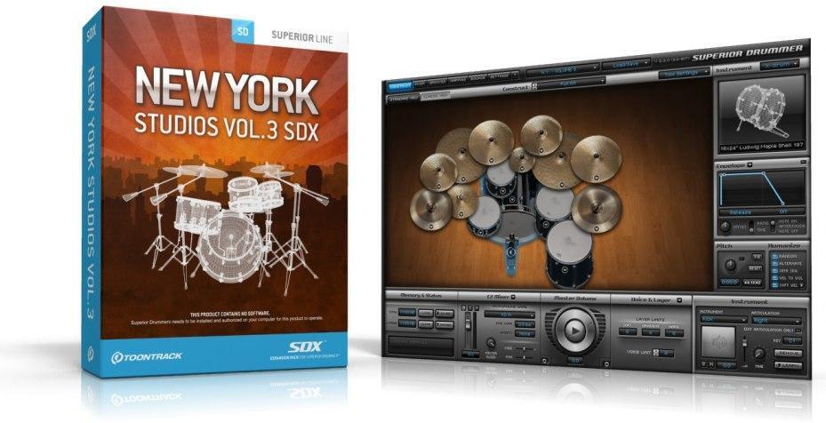 Toontrack Releases New York Studios Volume 3 SDX
