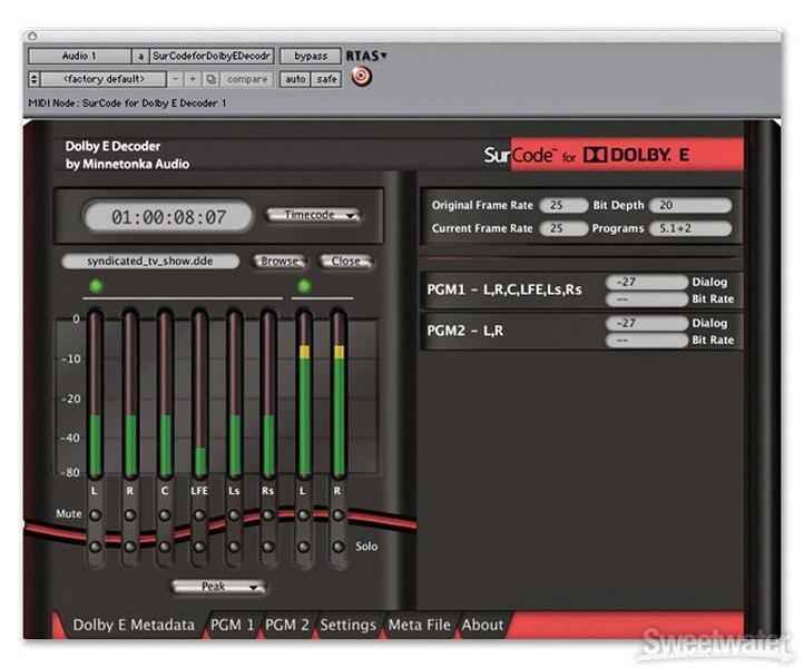 SurCode for Dolby E 2