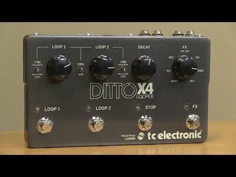TC Electronic Ditto Looper X4 Looper Pedal Demo by Sweetwater - InSync