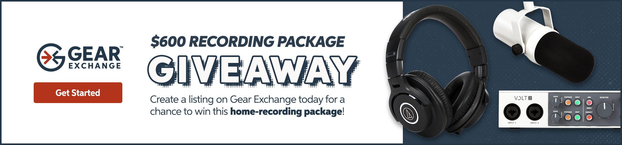 $600 Recording Package Giveaway | Gear Exchange