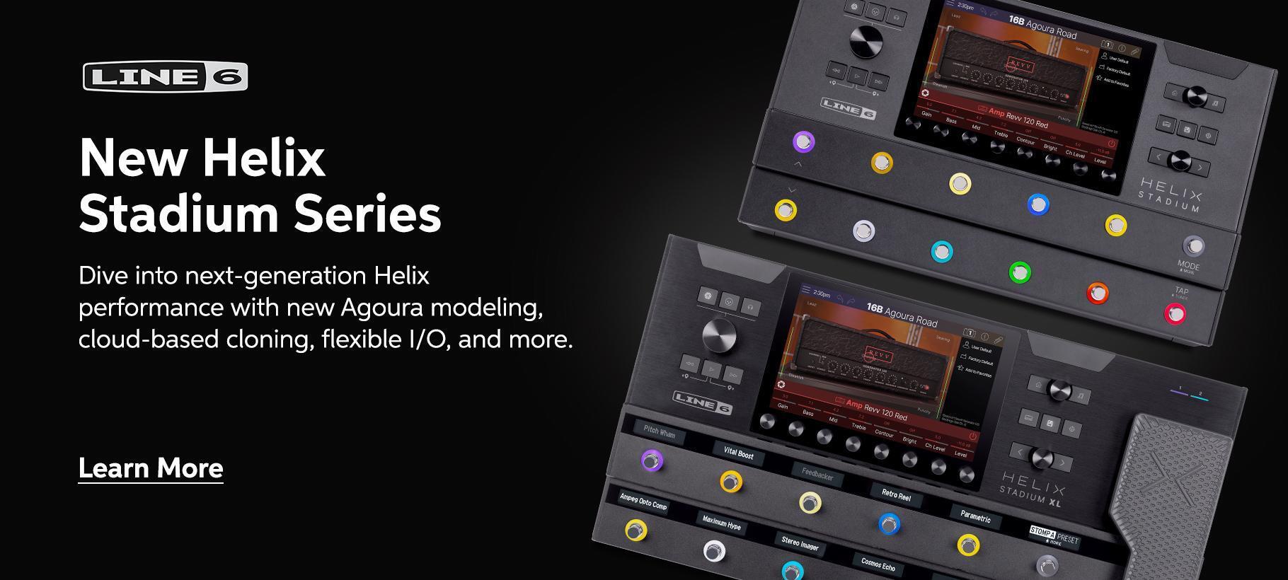 New Helix Stadium Series from Line 6