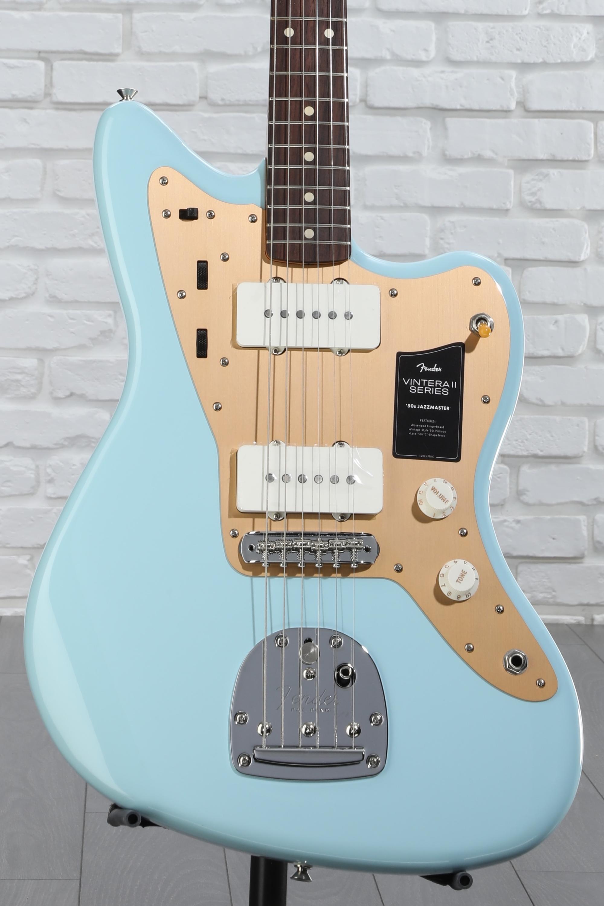 ギター Fender Vintera II '50s Jazzmaster Fender Vintera II '50s Jazzmaster Electric Guitar - Sonic Blue