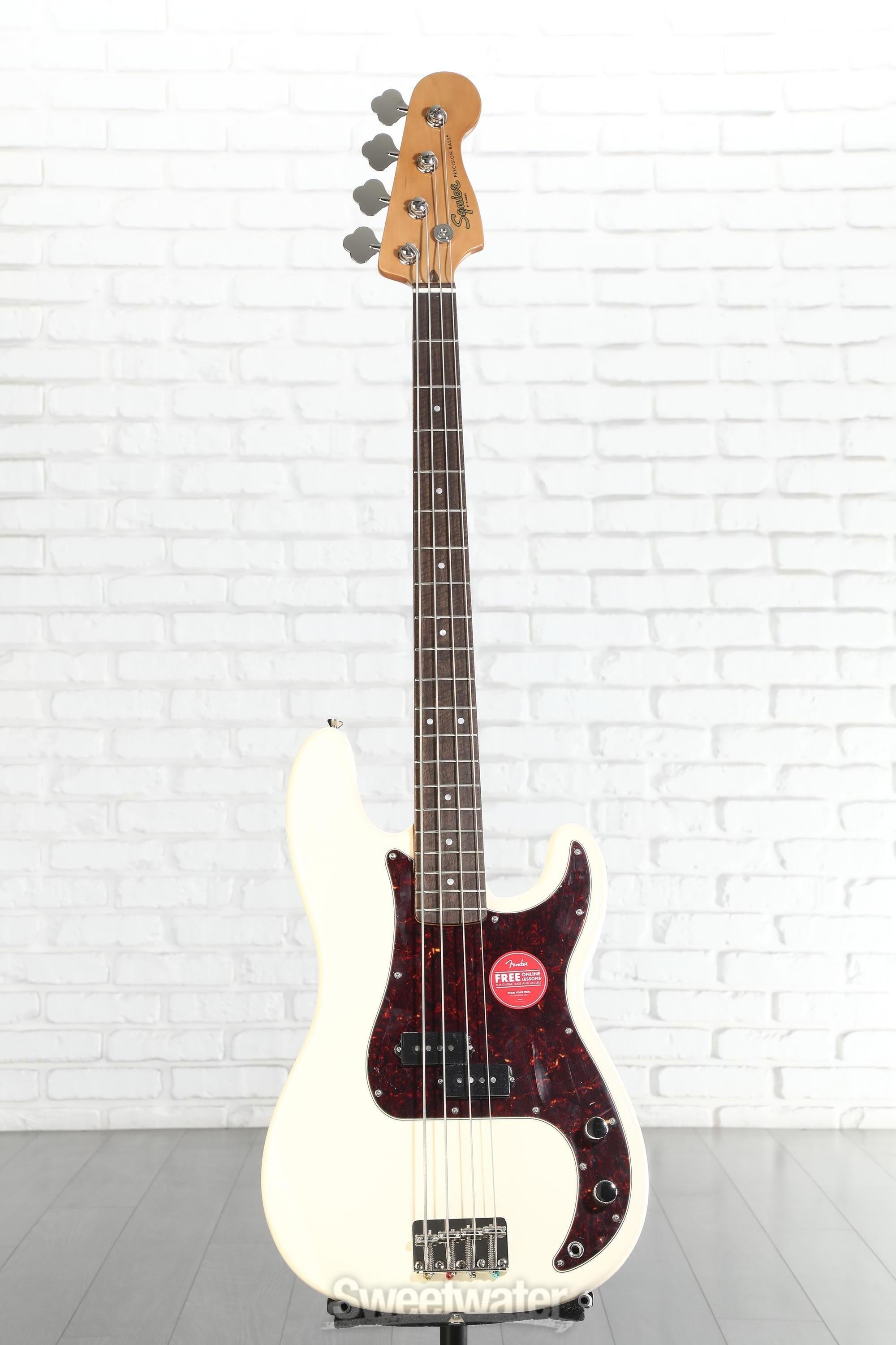 Squier Classic Vibe '60s Precision Bass - Olympic White | Sweetwater