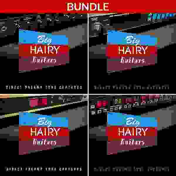 IK Multimedia TONEX Big Hairy Guitars 1U Preamps Tone Collection