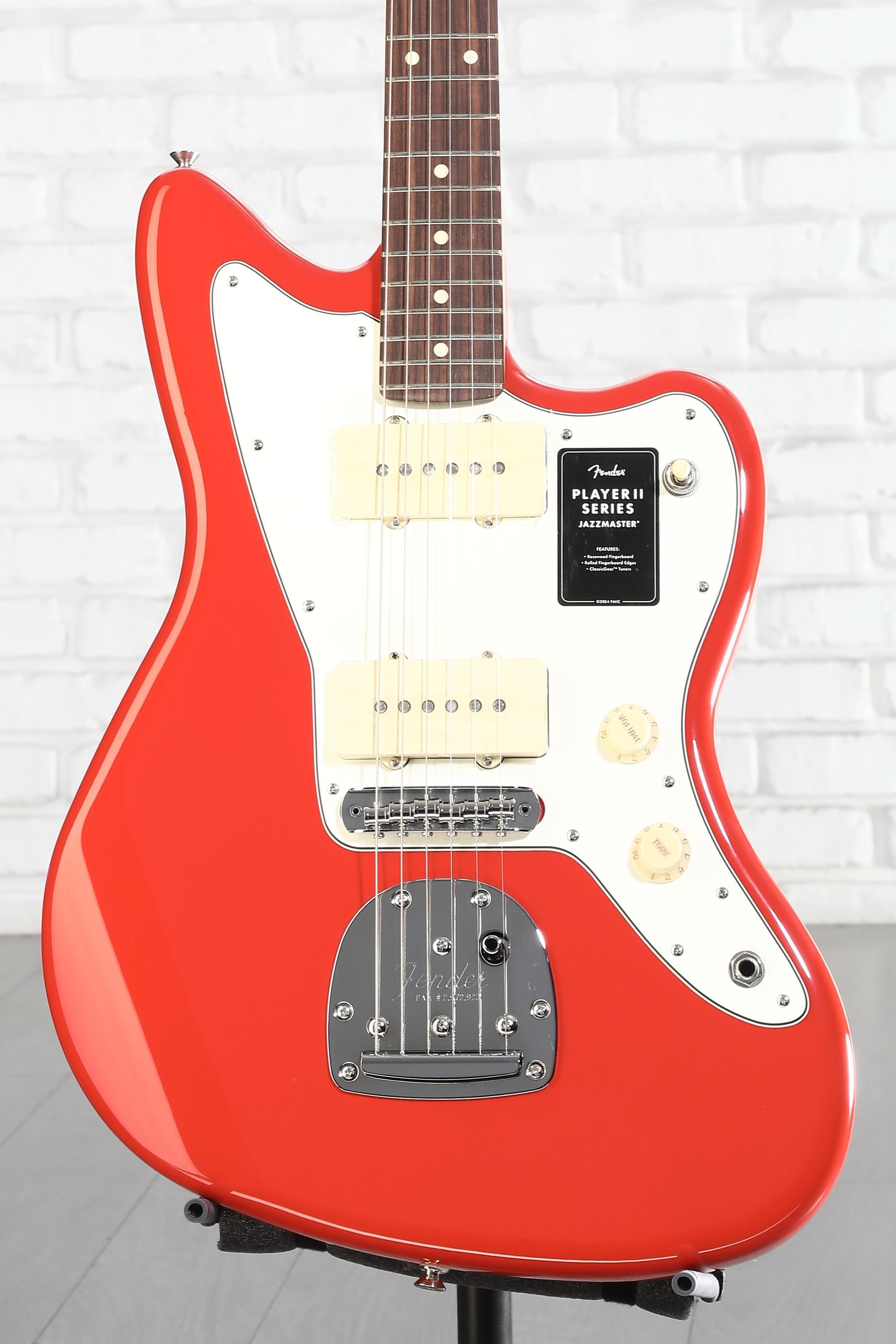 Fender Player II Jazzmaster Electric Guitar - Coral Red | Sweetwater