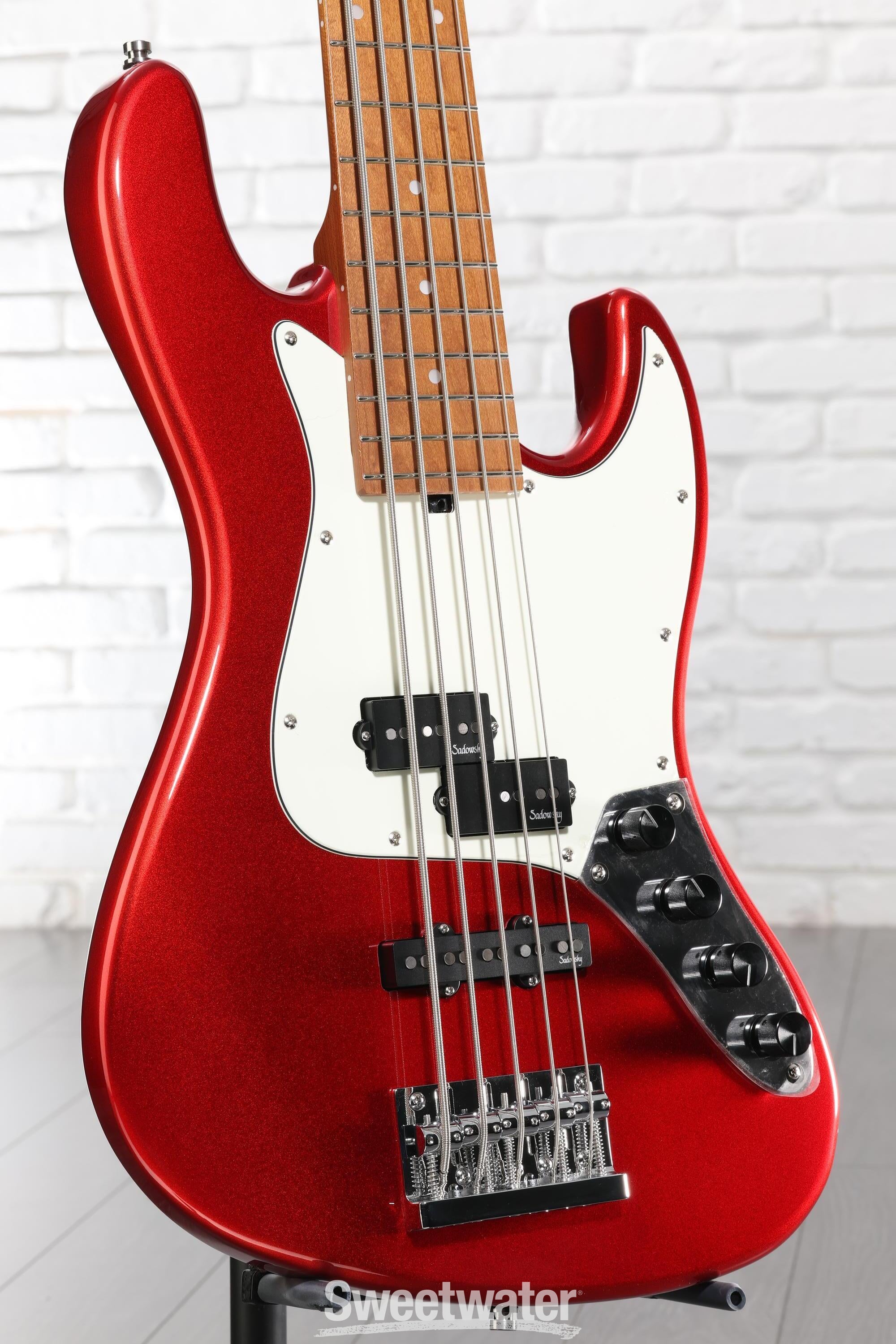 Sadowsky MetroExpress 21-fret Hybrid PJ 5-string Bass - Candy