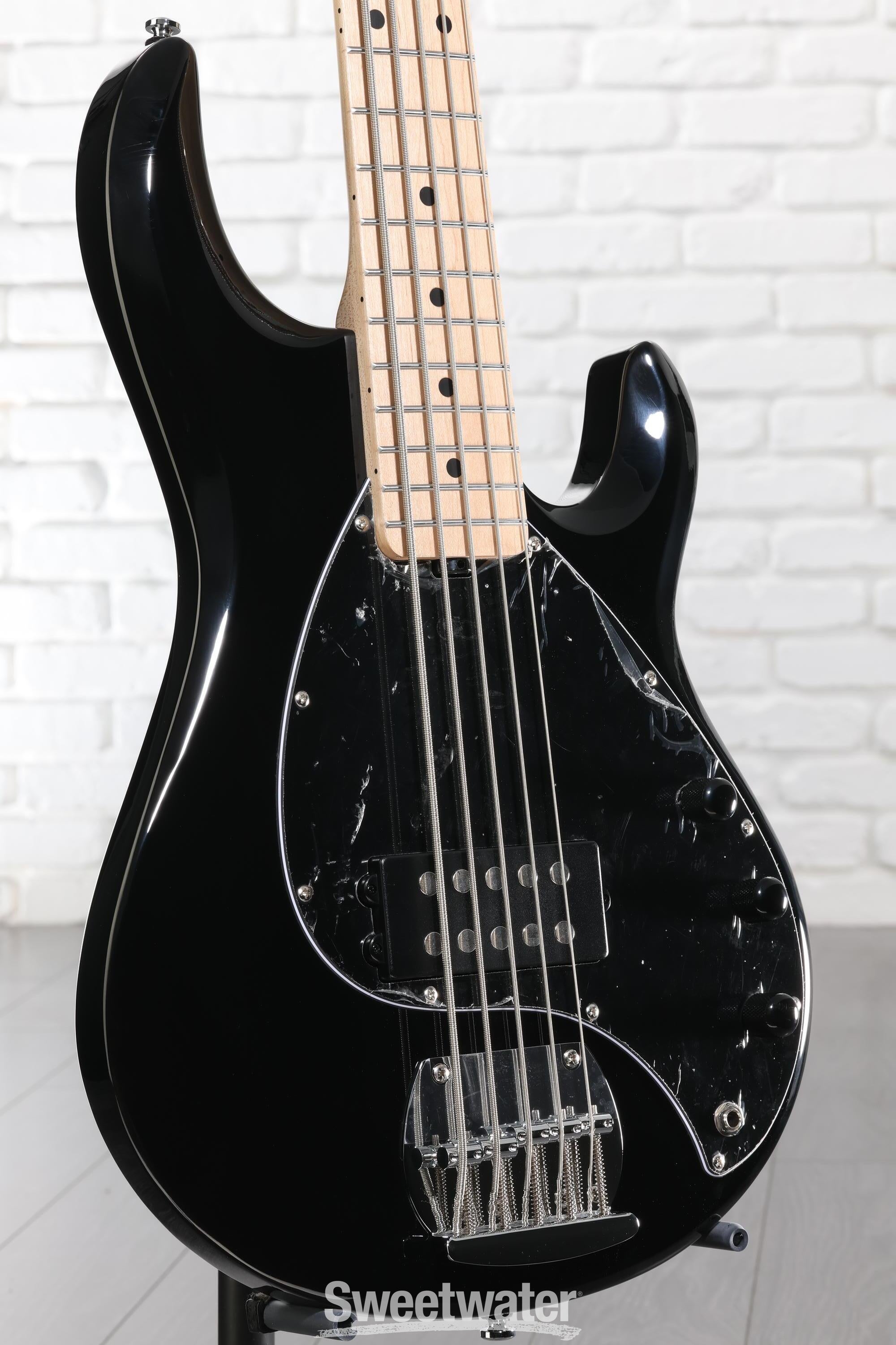 Sterling By Music Man StingRay RAY5 Bass Guitar - Black | Sweetwater
