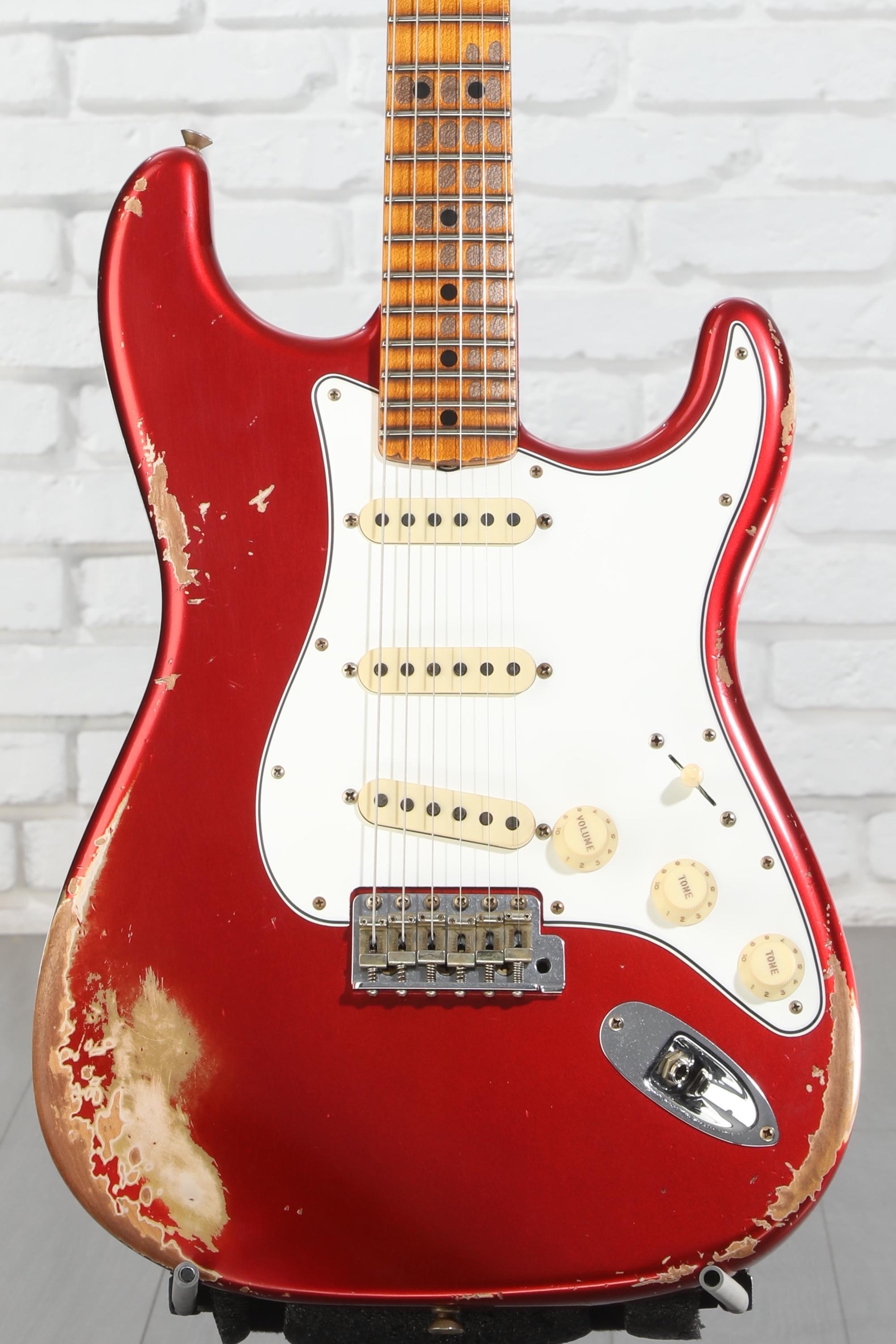 Fender Custom Shop 1969 Stratocaster Electric Guitar - Candy Apple