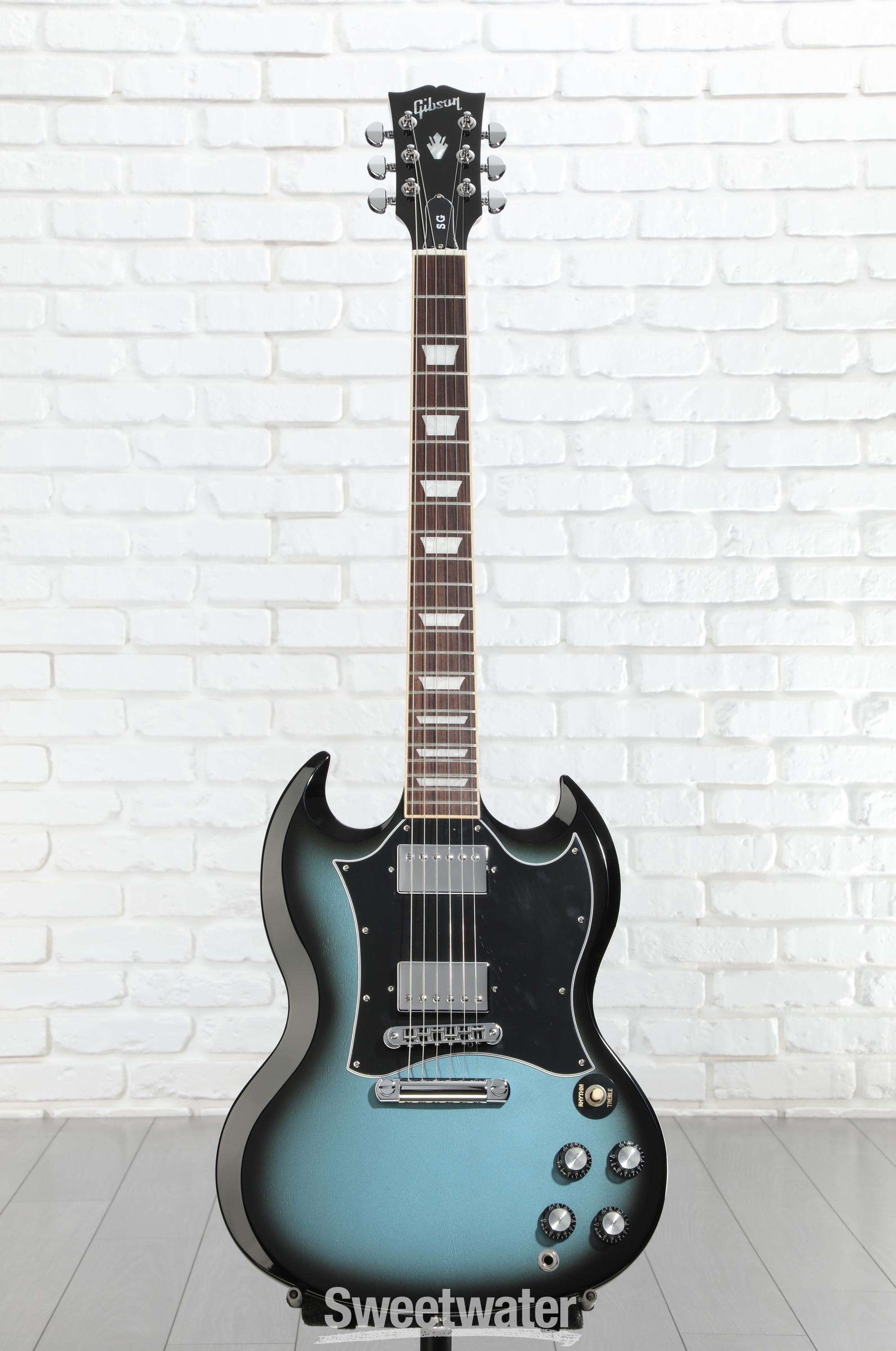Gibson SG Standard Electric Guitar - Pelham Blue Burst | Sweetwater