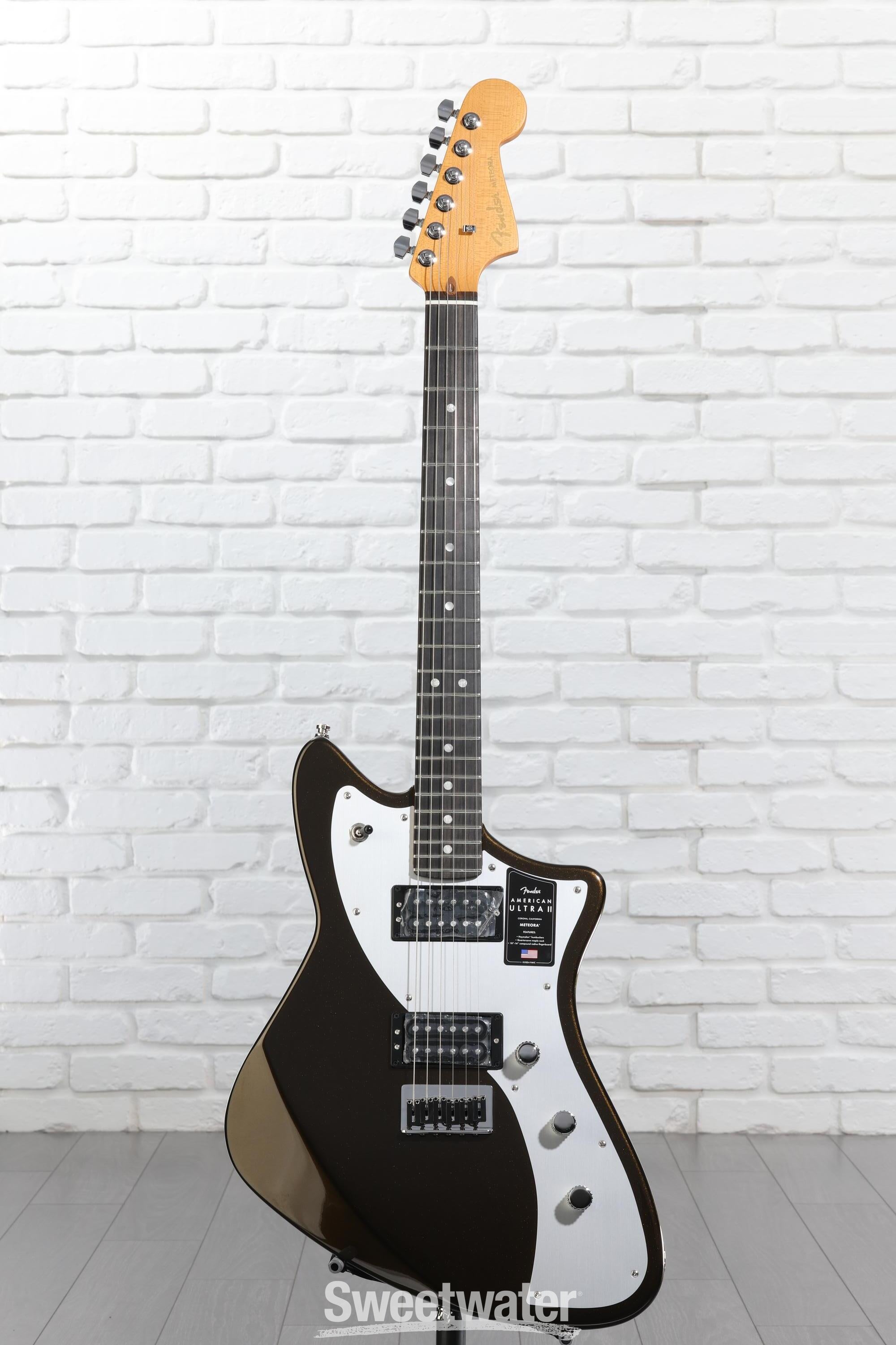Fender American Ultra II Meteora Electric Guitar - Texas Tea