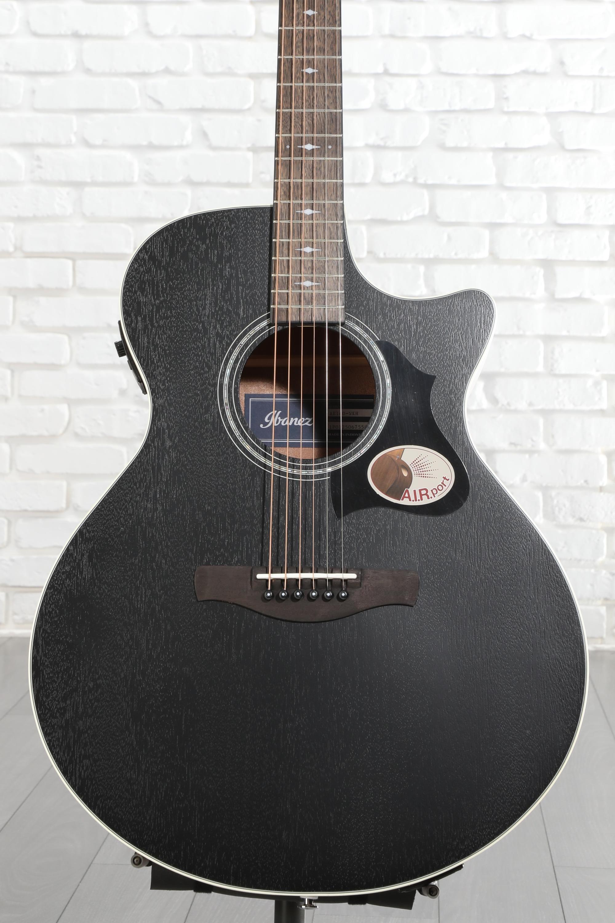 Ibanez AE140 Acoustic-electric Guitar - Weathered Black | Sweetwater