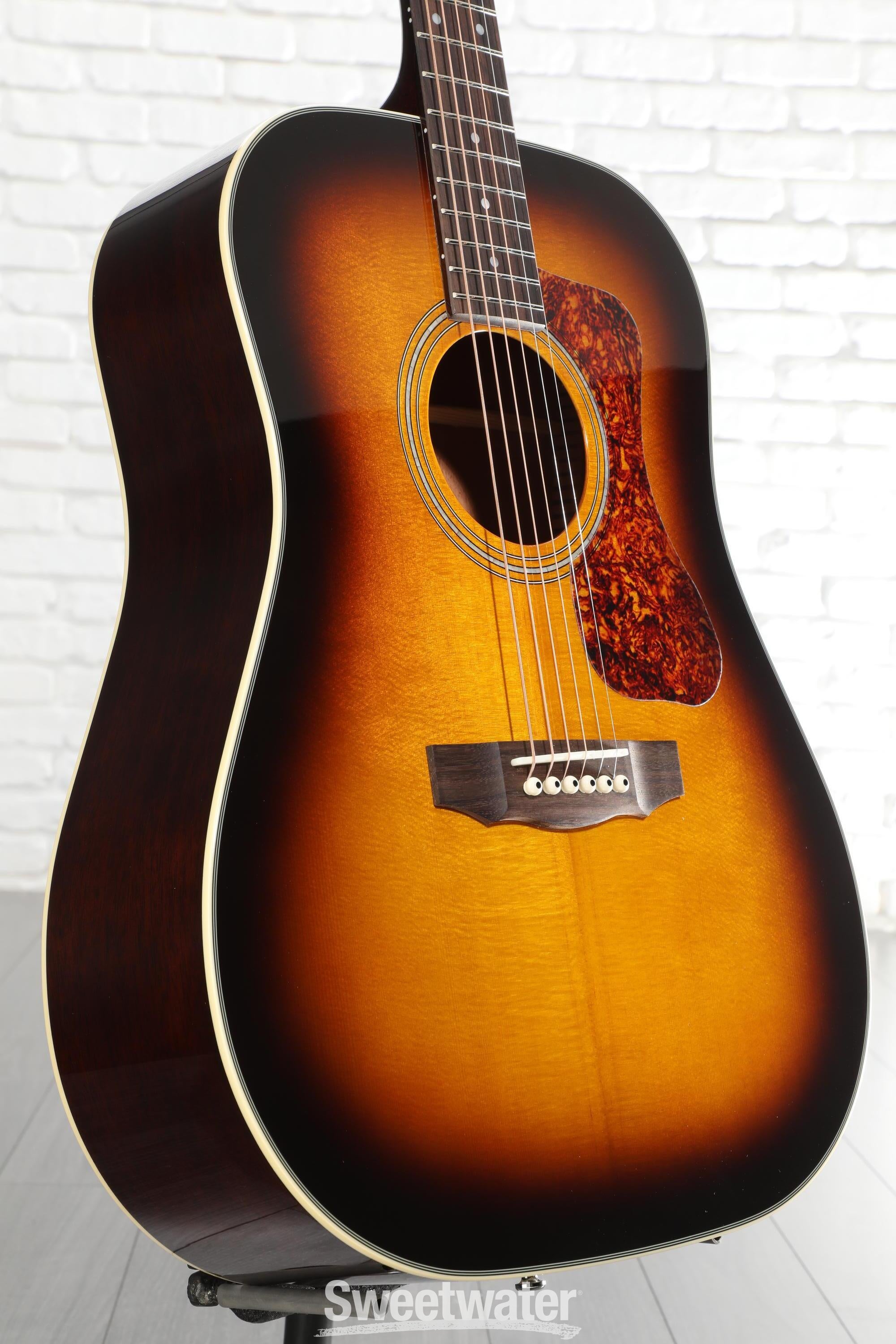 Guild D-140 Dreadnought Acoustic Guitar - Antique Burst | Sweetwater