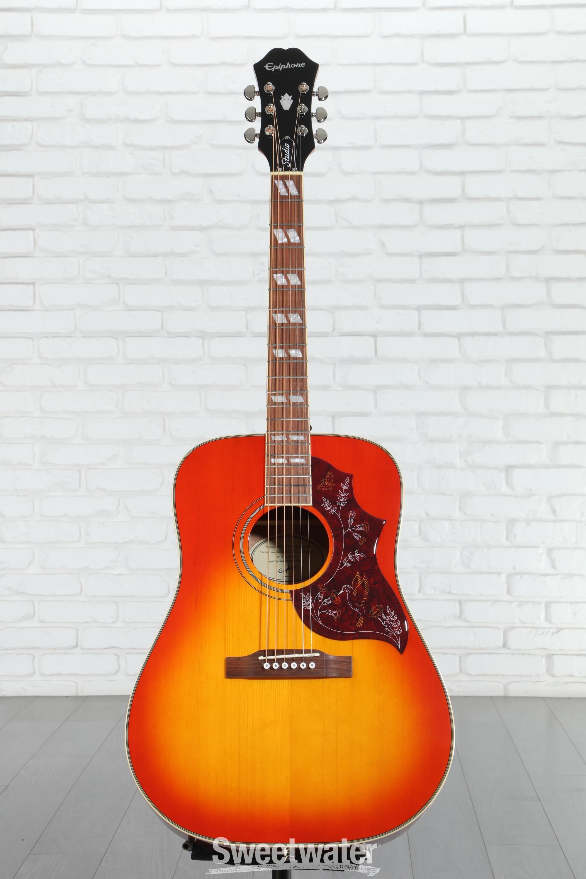 Epiphone Hummingbird Studio Acoustic-Electric Guitar - Faded