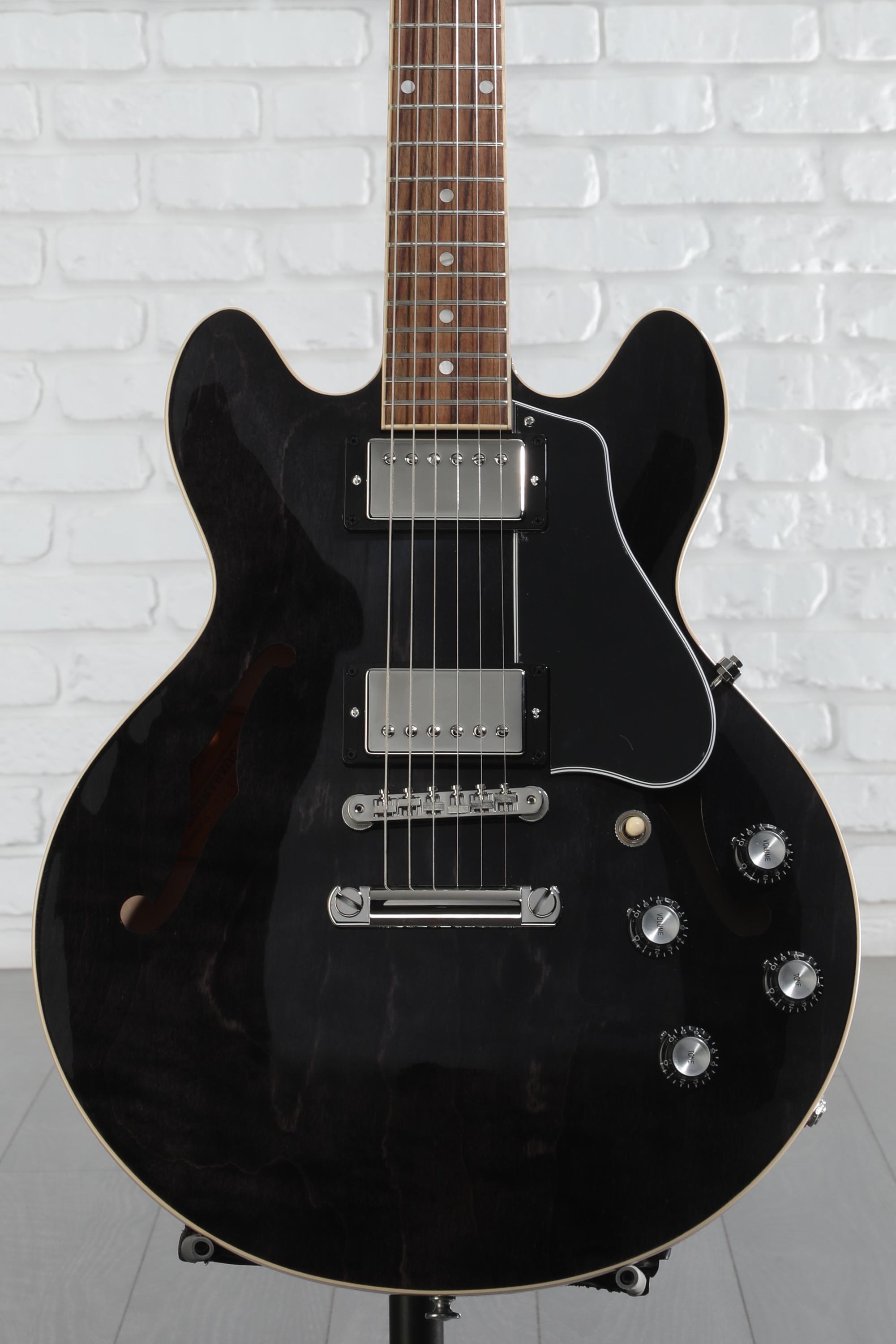 Gibson USA ES-339 Trans Ebony ブラック Gibson ES-339 Semi-hollowbody Electric Guitar - Trans Ebony