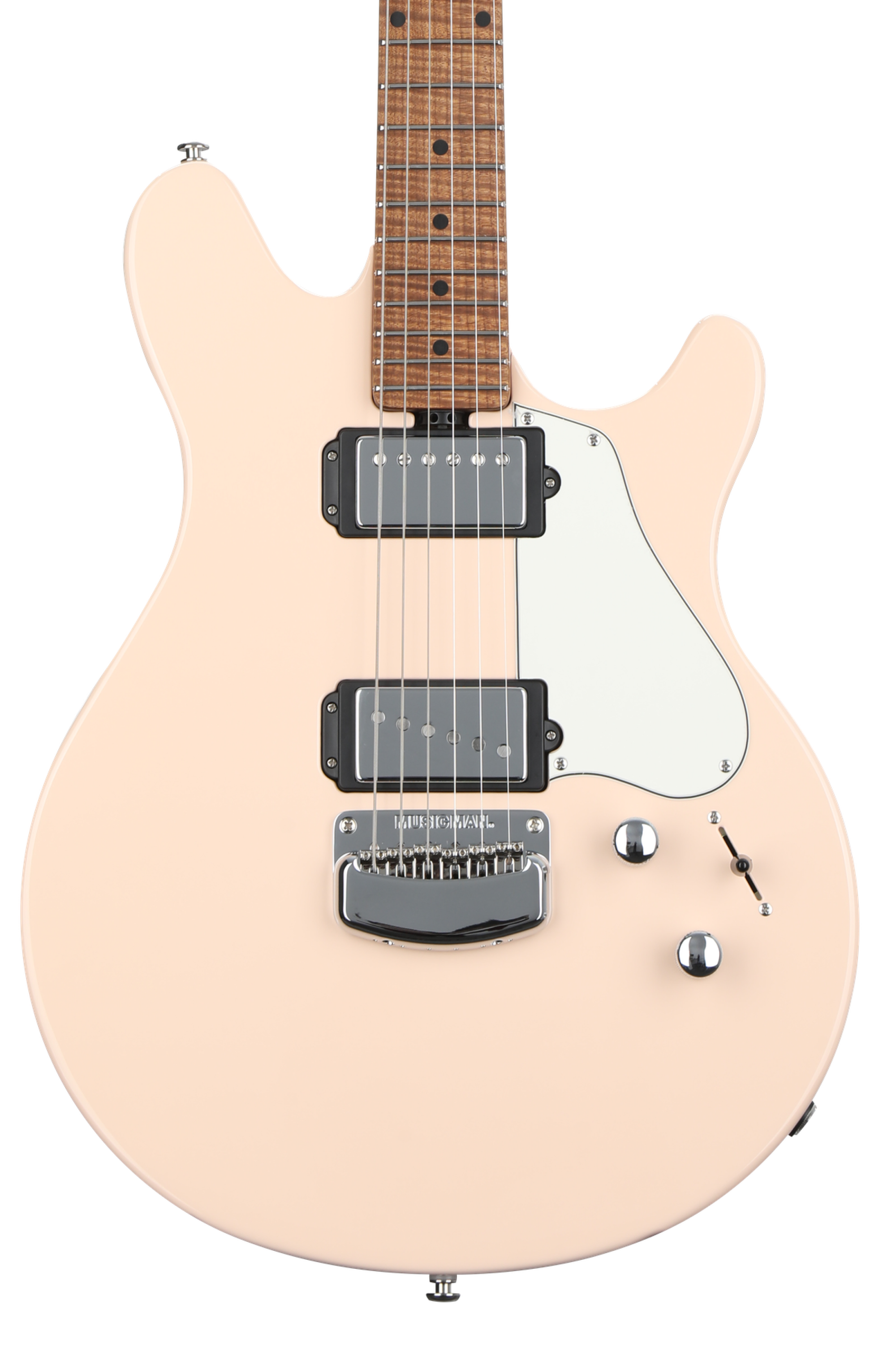 独特な Music Ball Ernie Man Pink Shell - Guitar Electric Valentine ギター