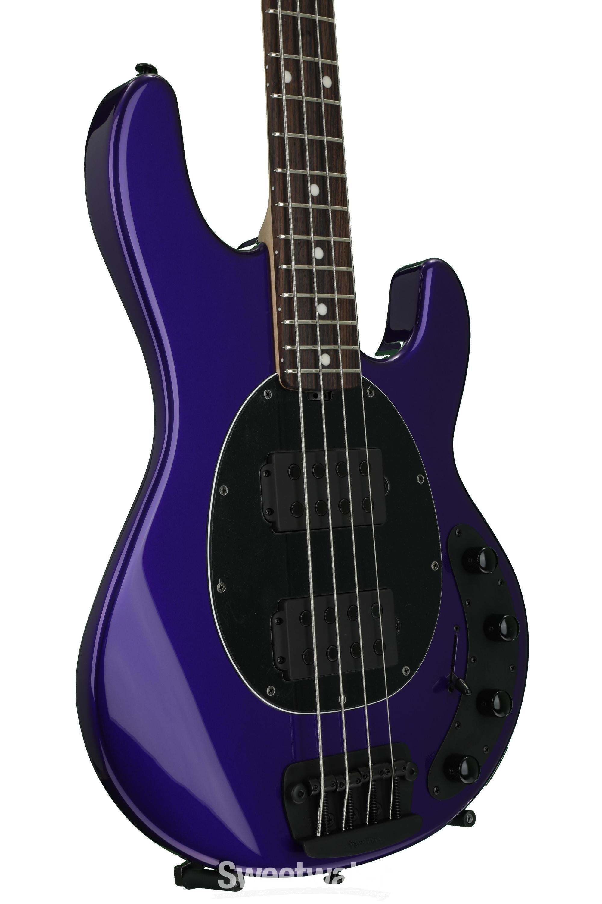 Ernie Ball Music Man Stingray 4 HH - Firemist Purple, Rosewood Fingerboard