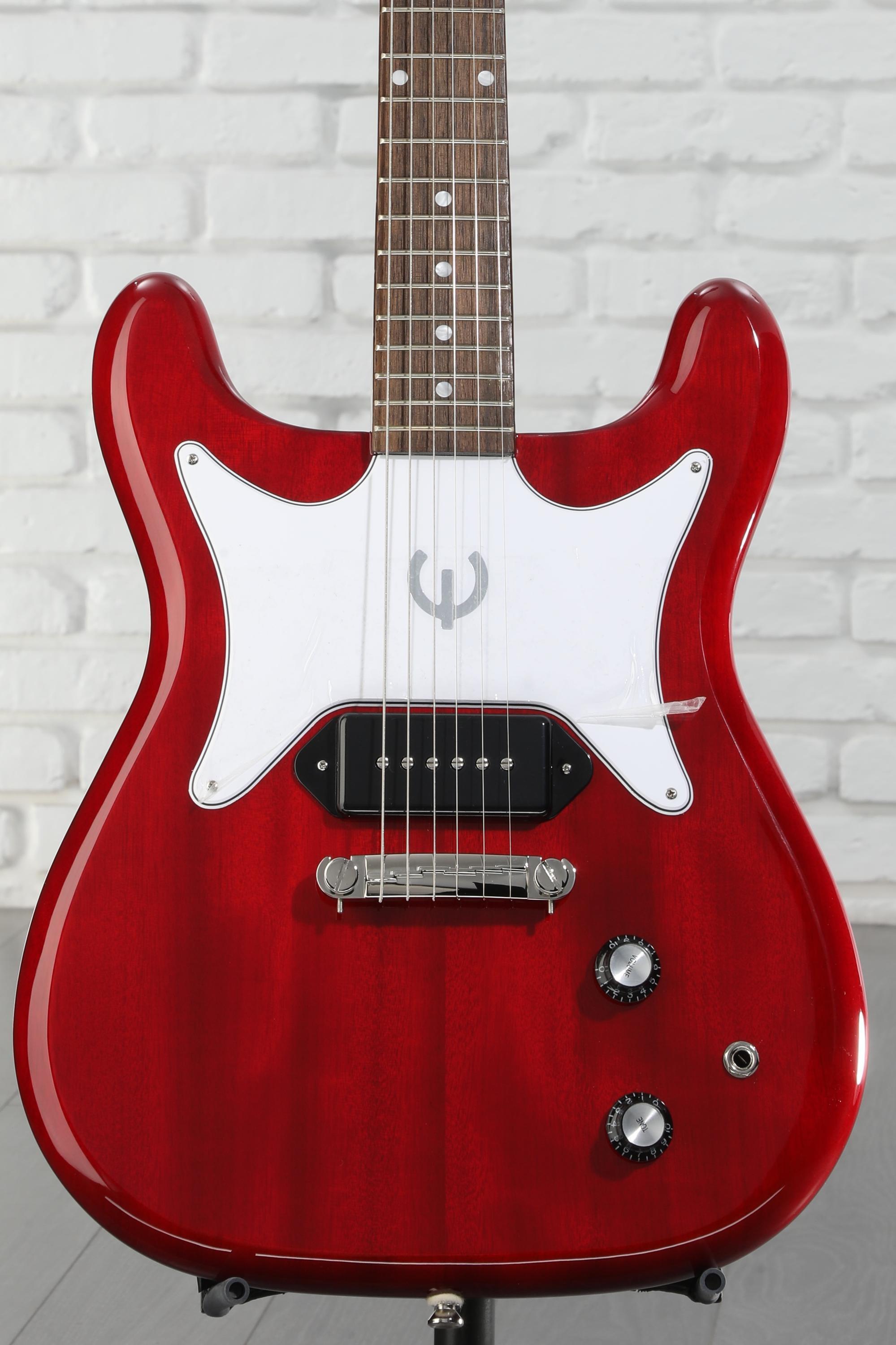 ギター Epiphone Coronet 2023 - Cherry Red Epiphone Coronet Electric Guitar - Cherry | Sweetwater
