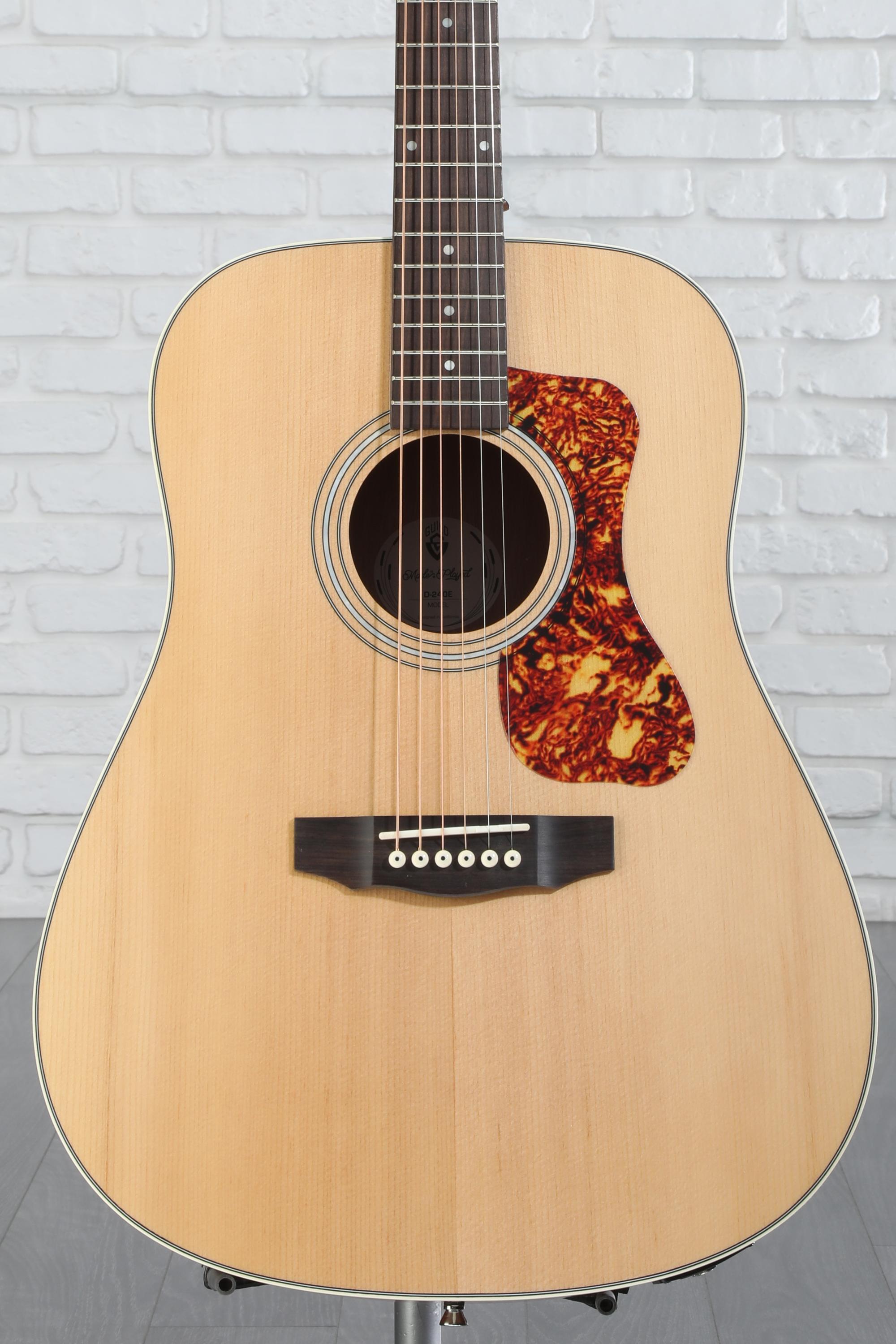 Guild D-240E Acoustic-Electric Guitar - Natural | Sweetwater