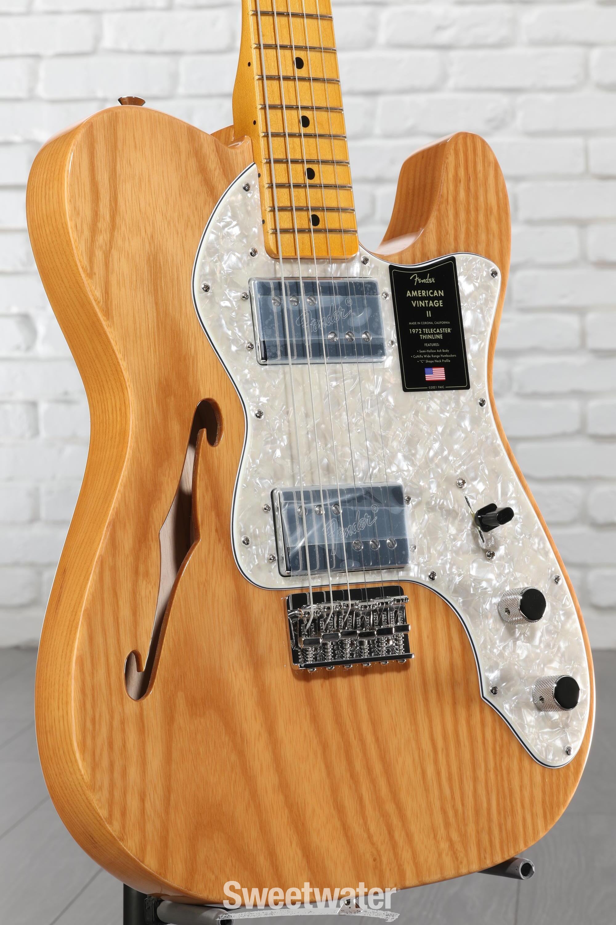 Fender American Vintage II 1972 Telecaster Thinline Electric