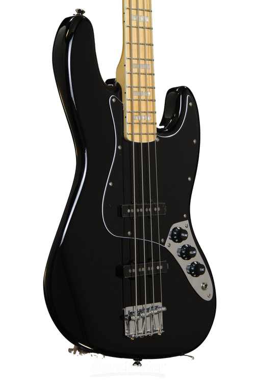 Squier '77 Vintage Modified Jazz Bass - Black | Sweetwater