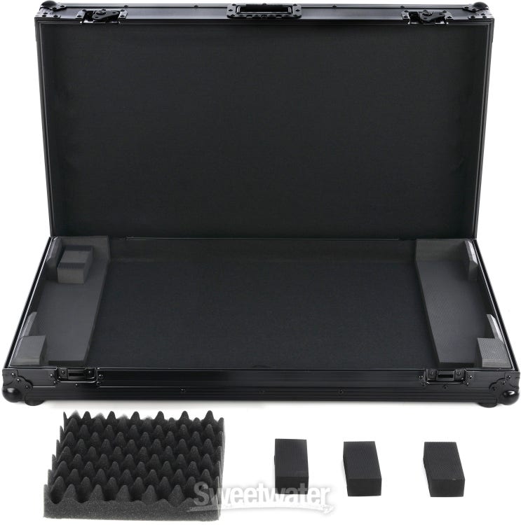 Odyssey FZPIXDJXZWBL Low-profile Flight Case with Wheels for Pioneer XDJ-XZ - Black Hardware