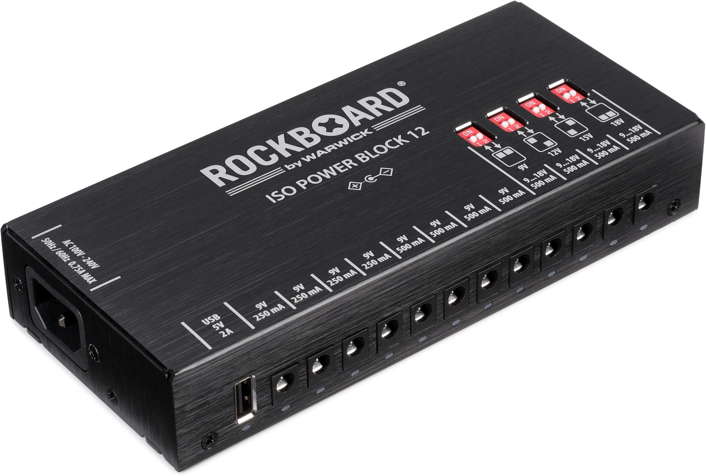RockBoard by Warwick Iso Power Block V12 IEC Multi-power