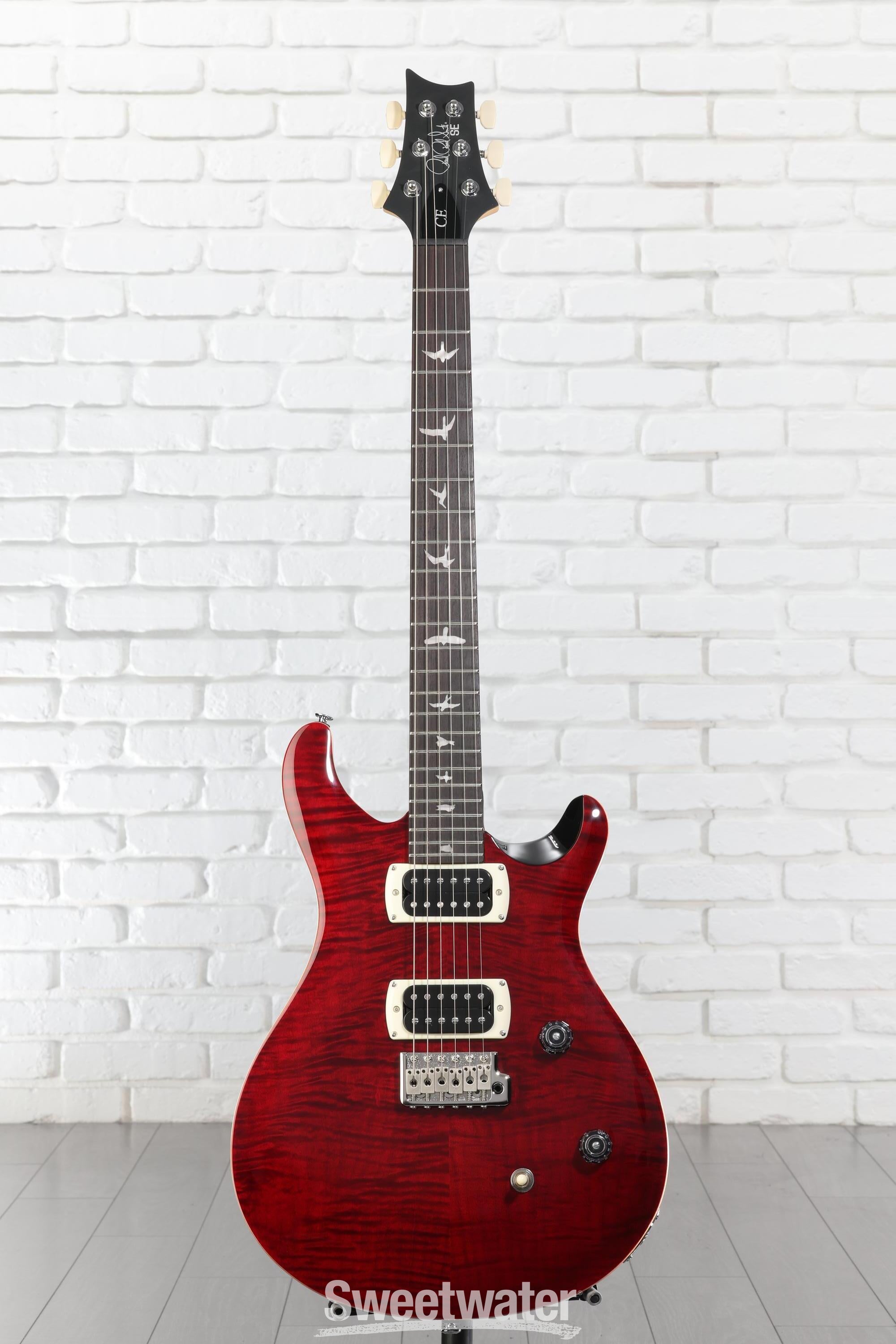 PRS SE CE 24 Electric Guitar - Black Cherry | Sweetwater