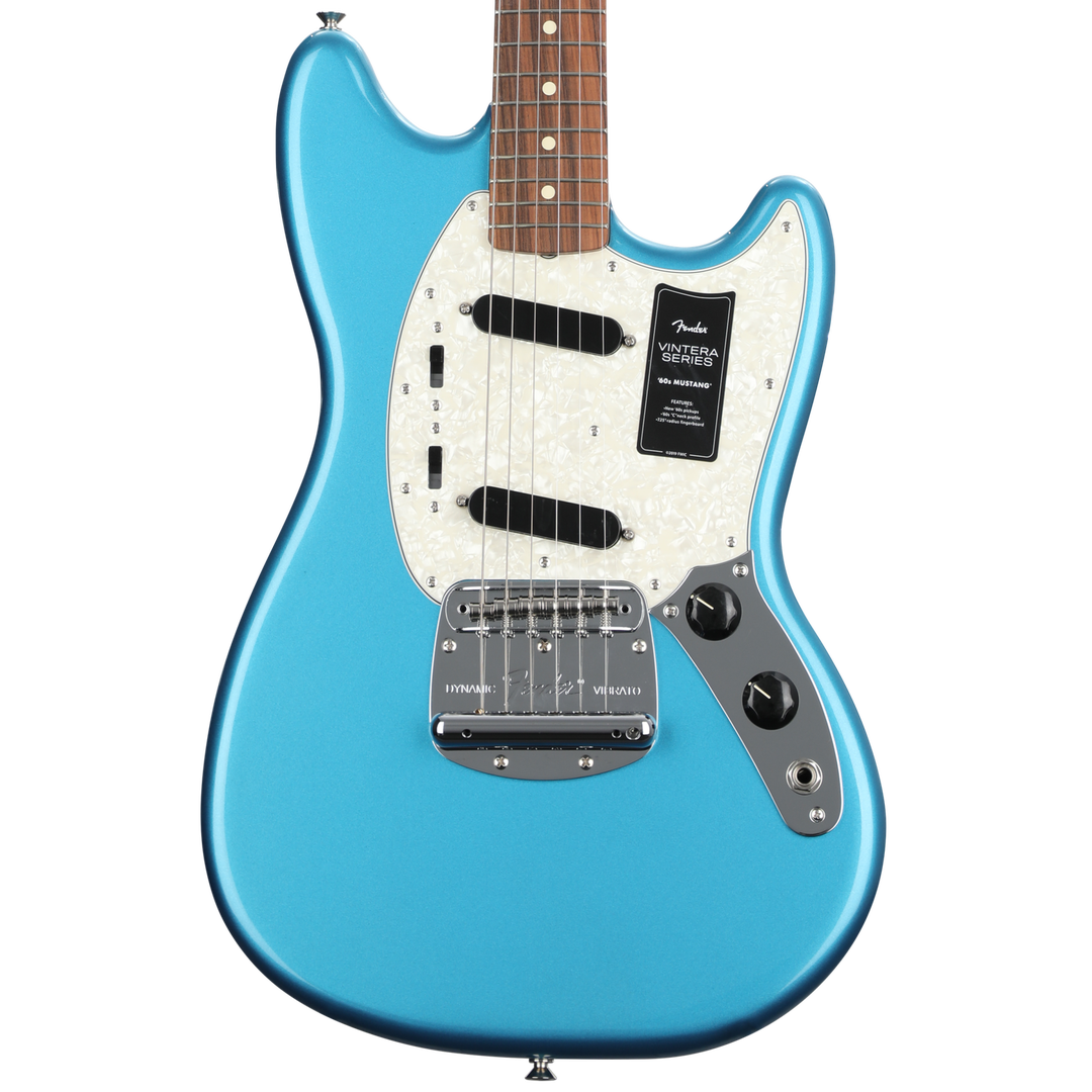 Fender Vintera '60s Mustang - Lake Placid Blue | Sweetwater Fender Vintera '60s Mustang - Lake Placid Blue | Sweetwater