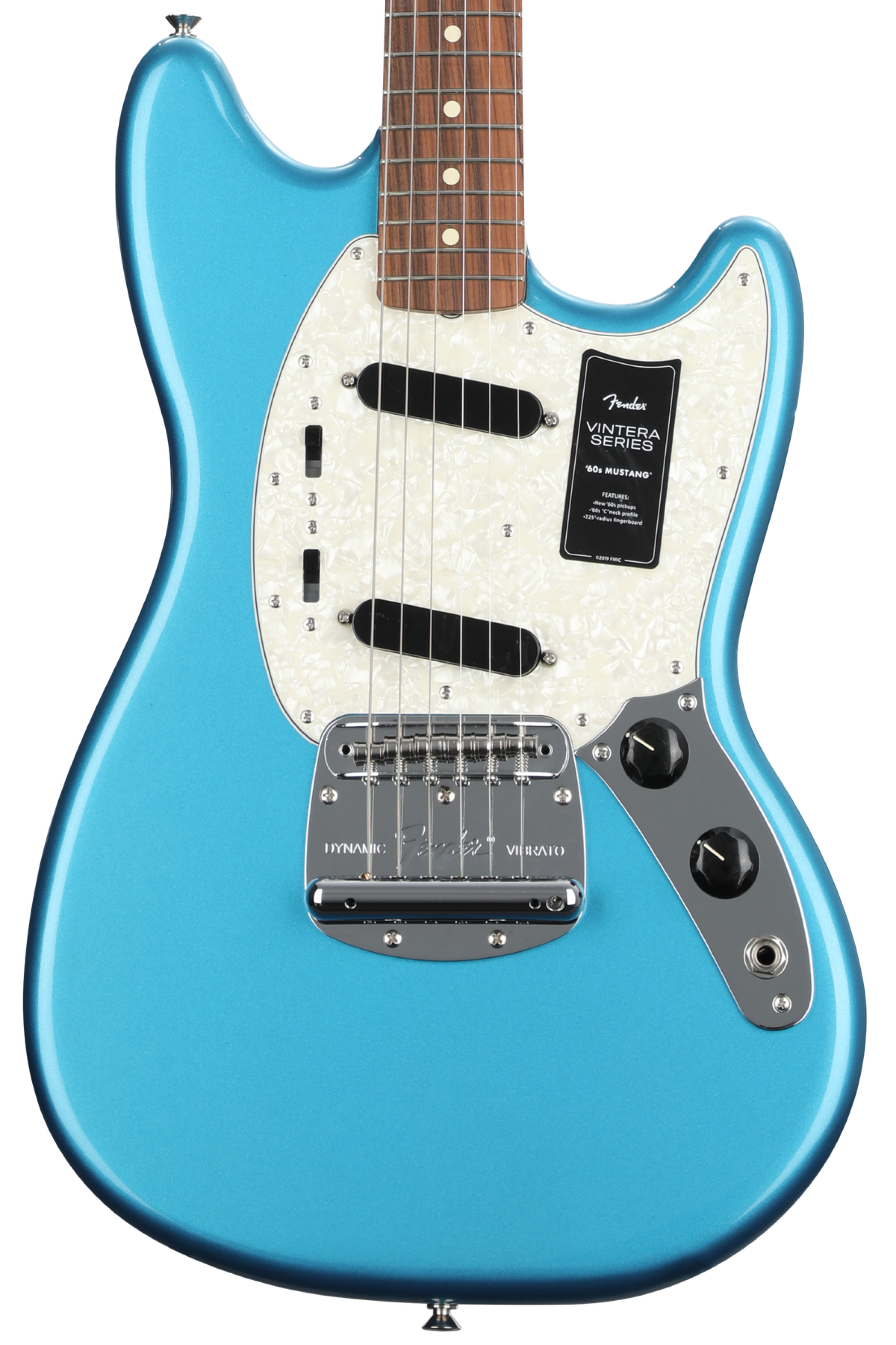 Fender Vintera '60s Mustang - Lake Placid Blue | Sweetwater Fender Vintera '60s Mustang - Lake Placid Blue | Sweetwater