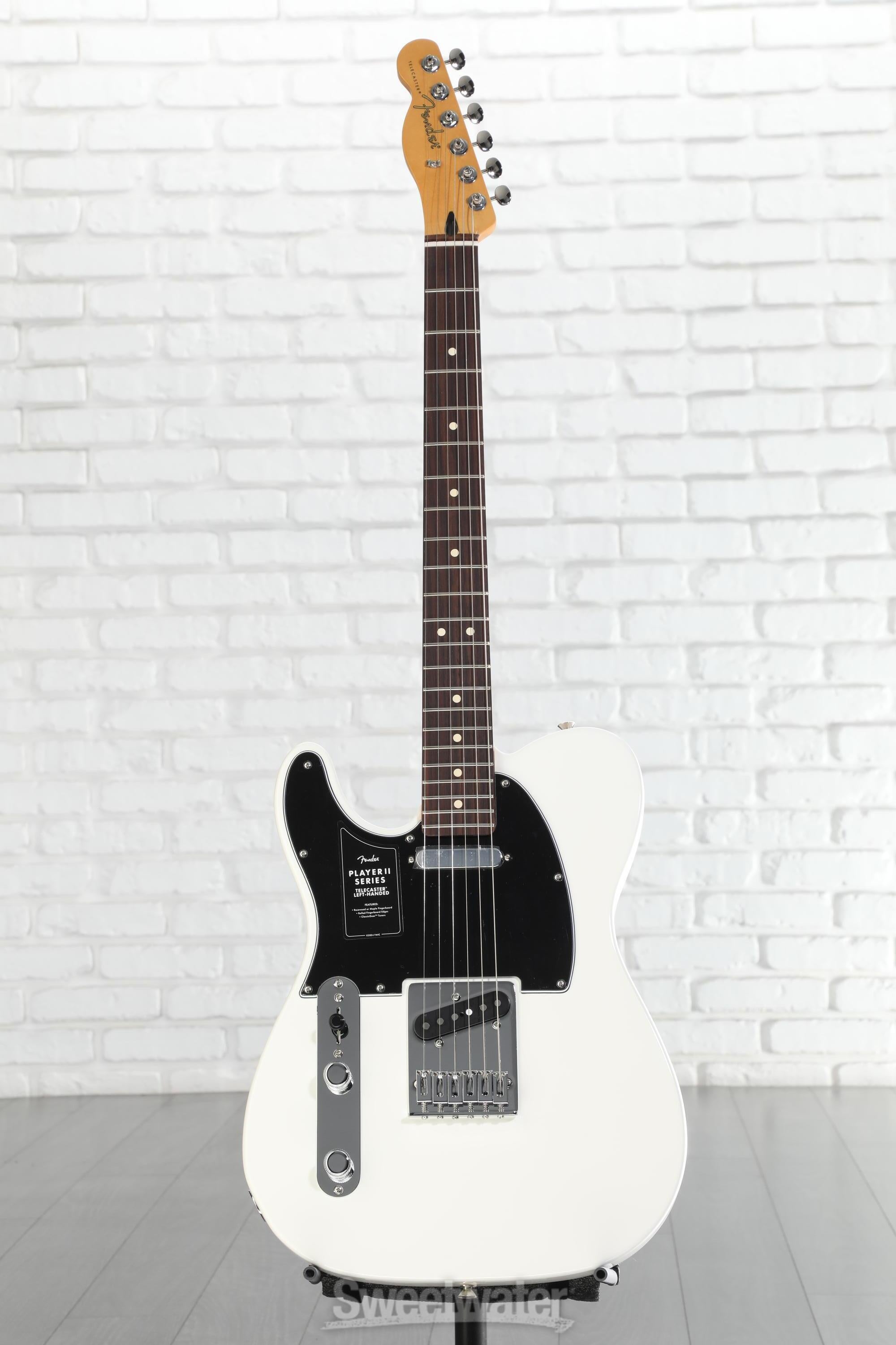 Fender Player II Telecaster Left-handed Electric Guitar - Polar