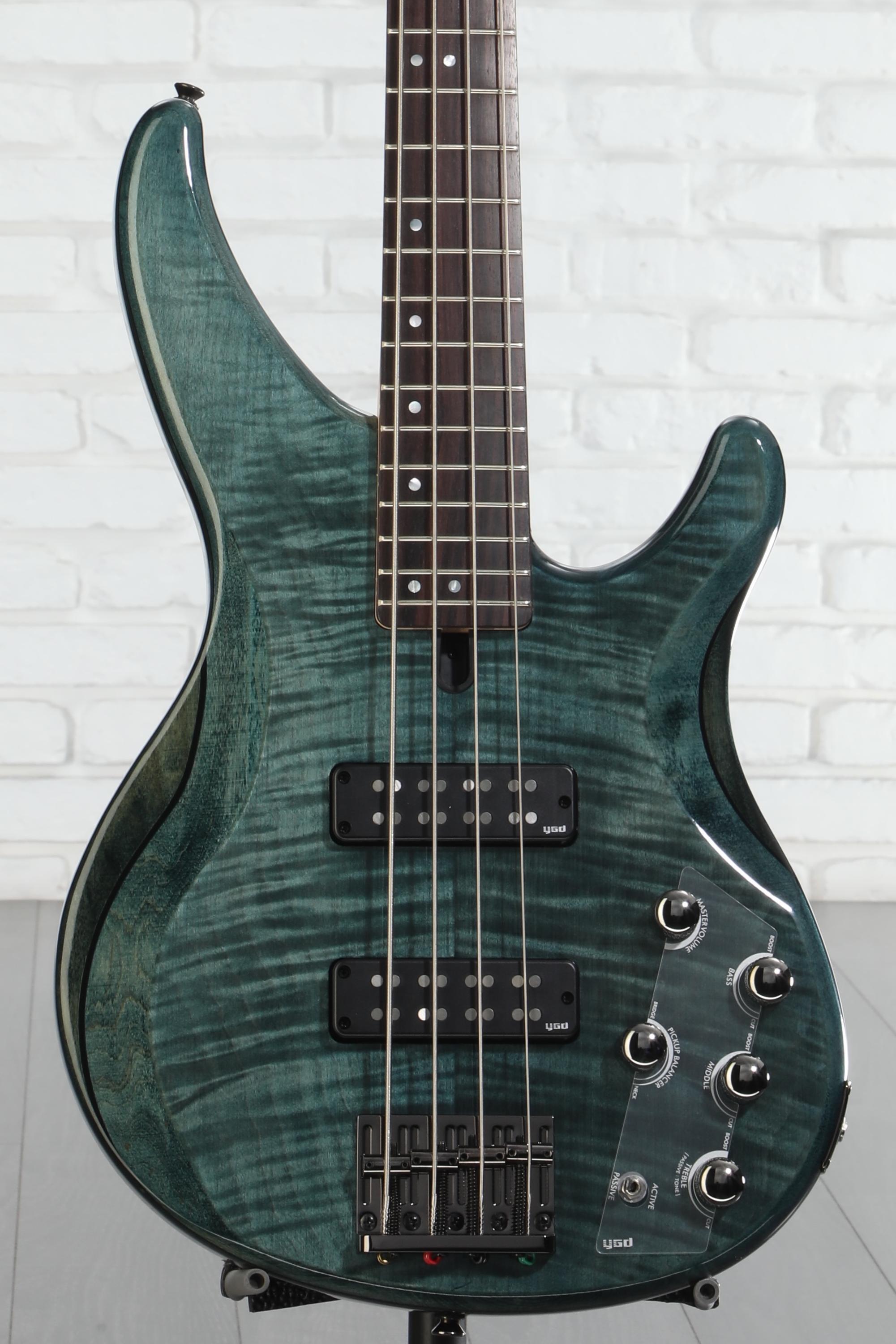 Yamaha TRBX604FM 4-string Bass Guitar - Indigo Blue | Sweetwater