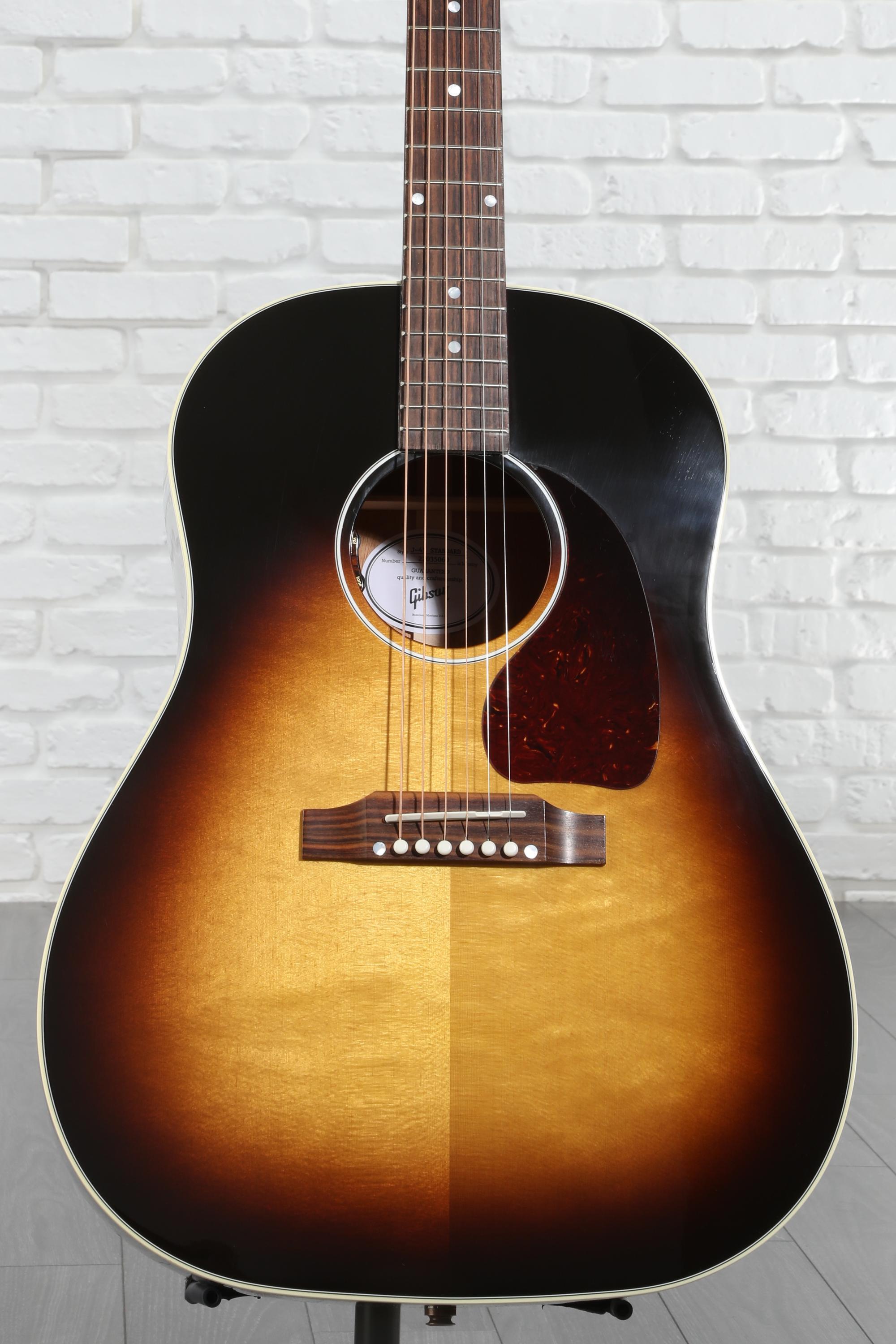 Gibson Acoustic Used Gibson Acoustic J-45 Standard Rosewood Acoustic-Electric Guitar - Vintage Sunburst