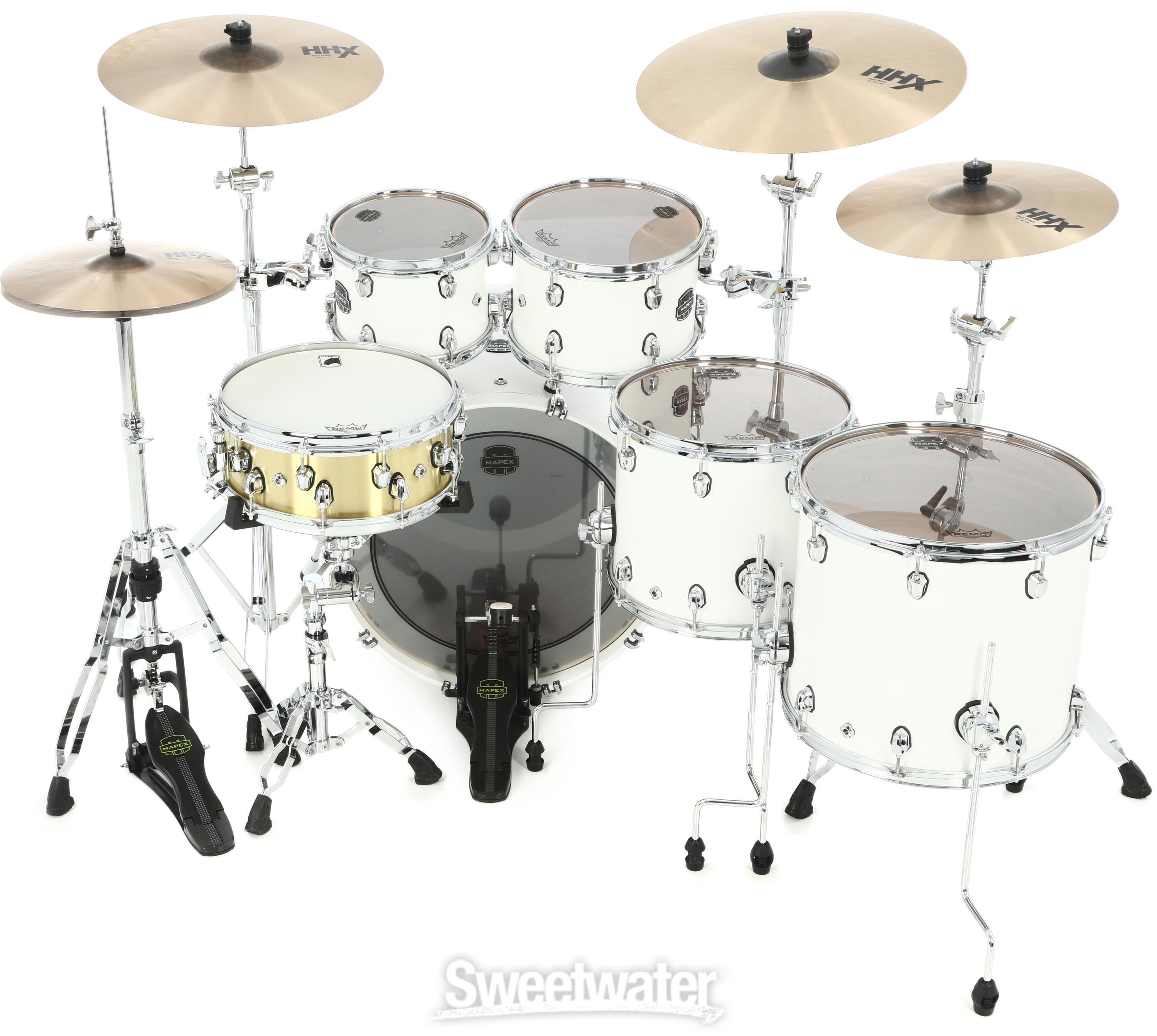 Mapex Saturn SR628XU 5-piece Studioease Shell Pack - Satin White