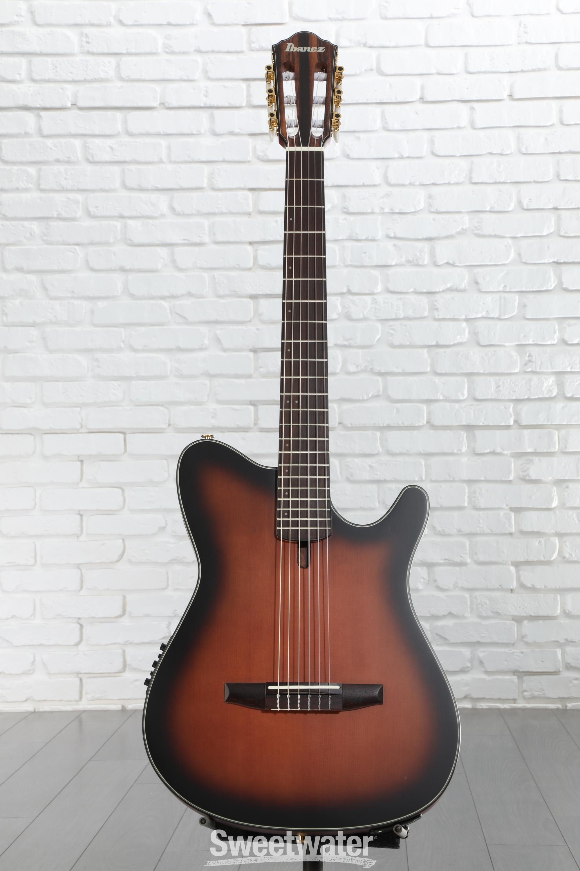 Ibanez FRH10N Thinline Nylon Acoustic-electric Guitar - Brown