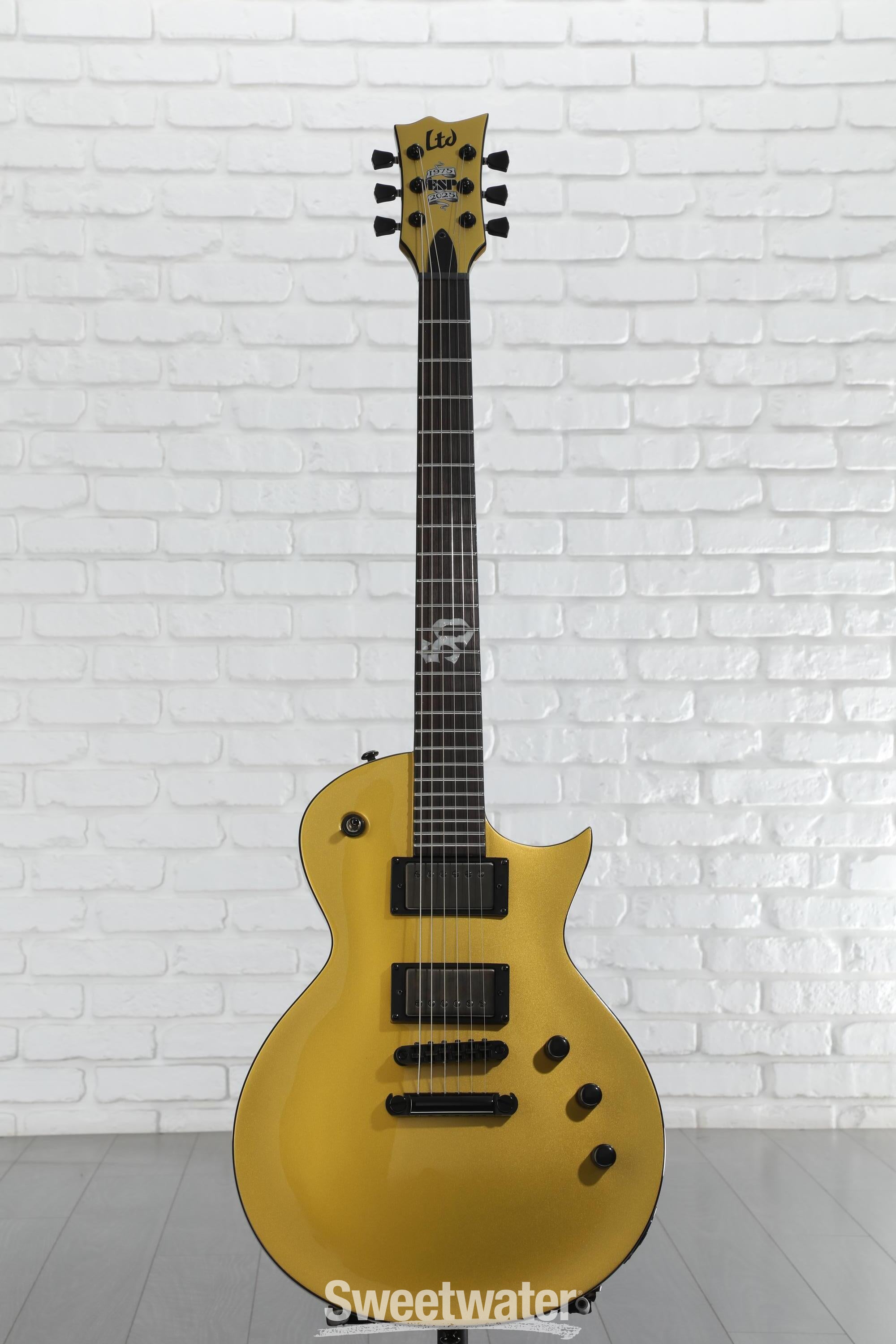 ESP LTD EC-2025 Electric Guitar - Metallic Gold, Ebony Fingerboard