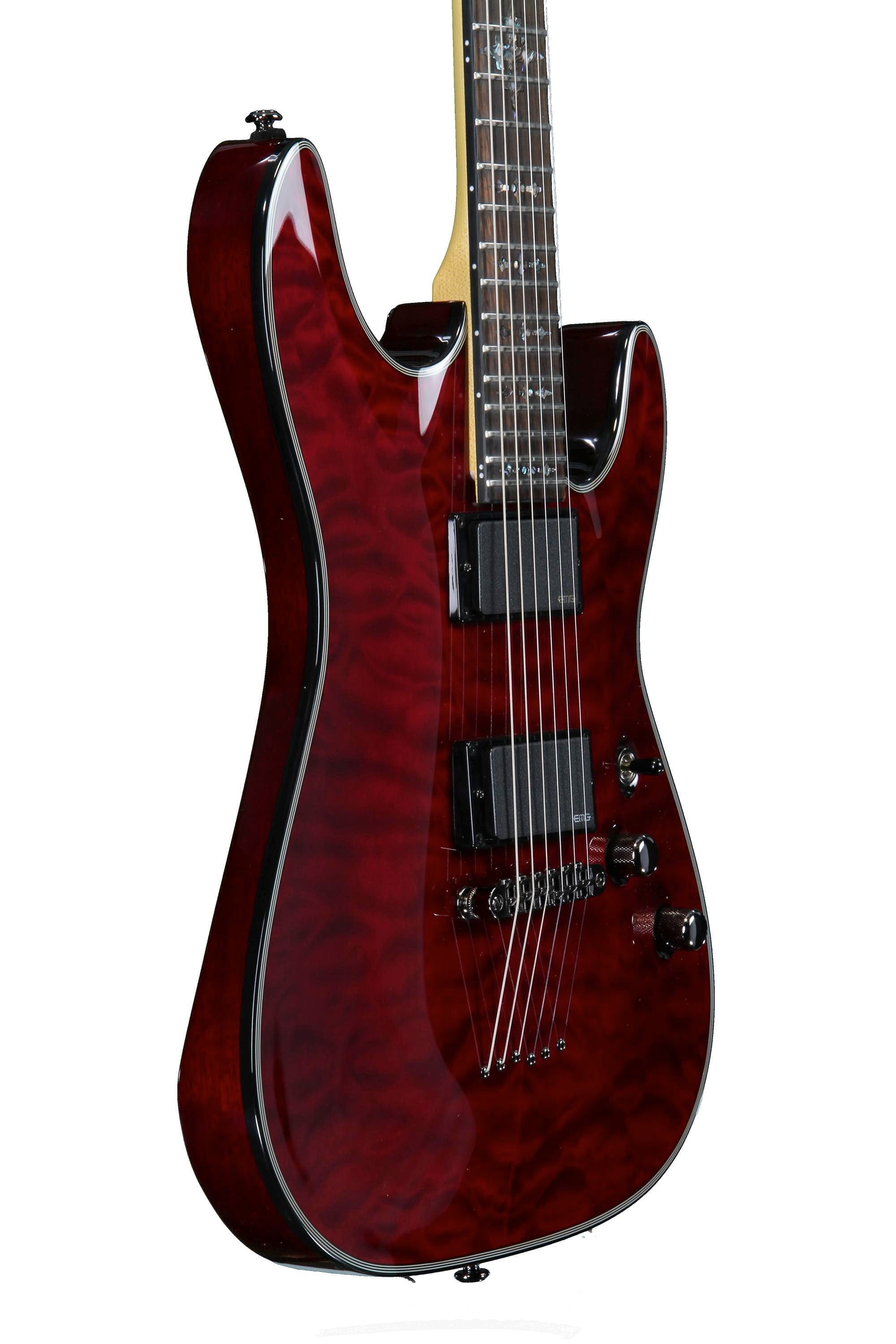 Schecter Damien Elite-6 FR - Dark Metallic Blue | Sweetwater