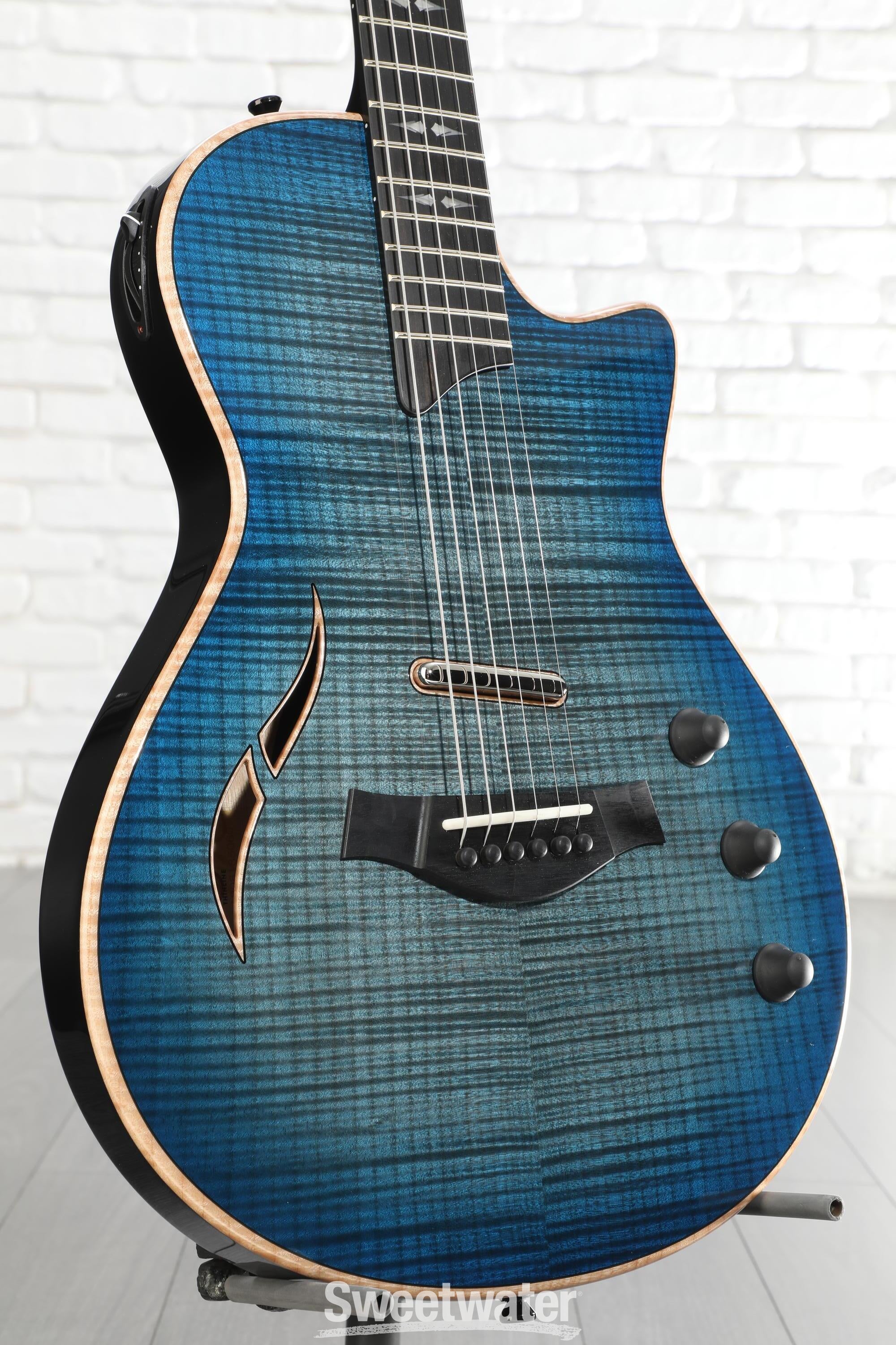 Taylor T5z Pro Hollowbody Electric Guitar - Harbor Blue | Sweetwater