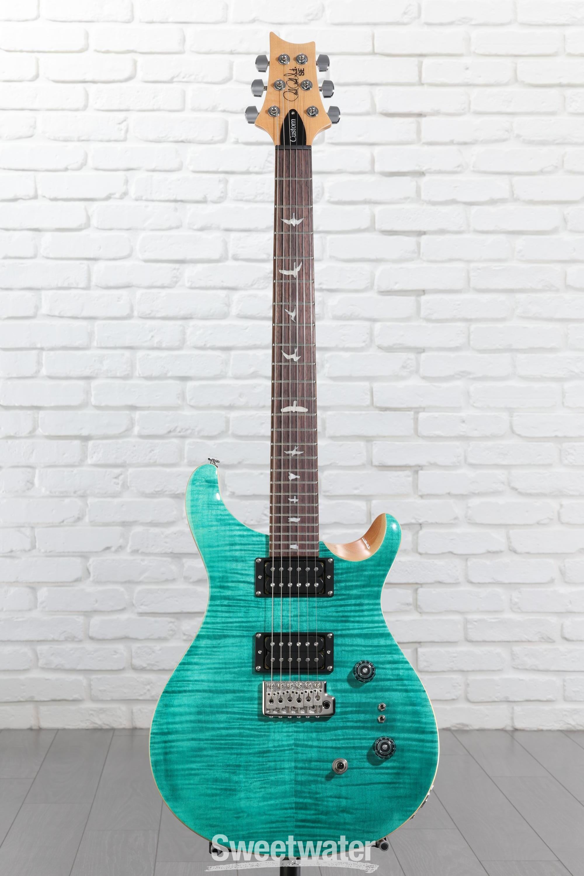 ギター PRS SE custom24 Amazon.com: PRS SE Custom 24-08 Quilt, Charcoal Cherry Burst