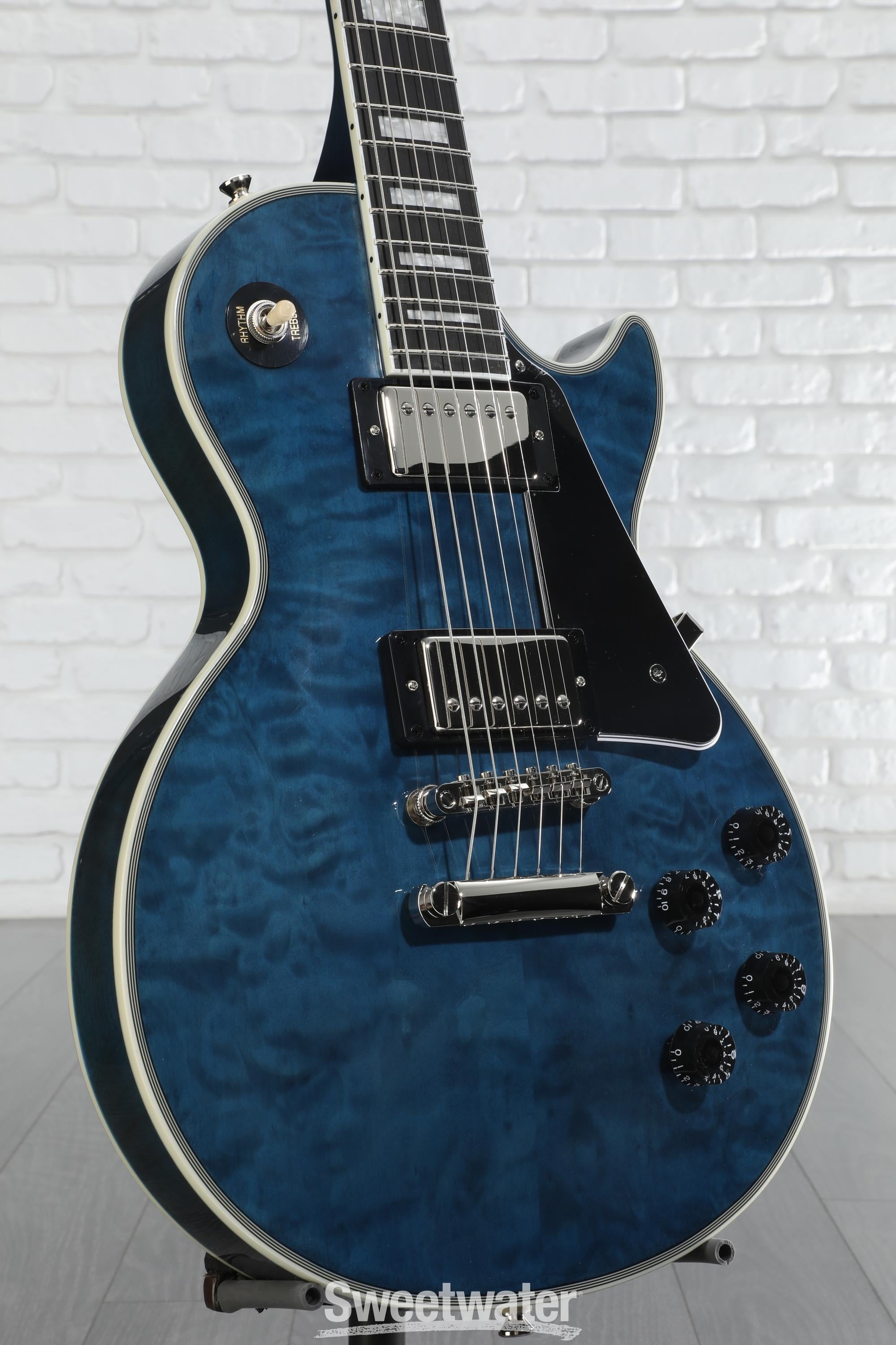 Epiphone Les Paul Custom Electric Guitar - Viper Blue