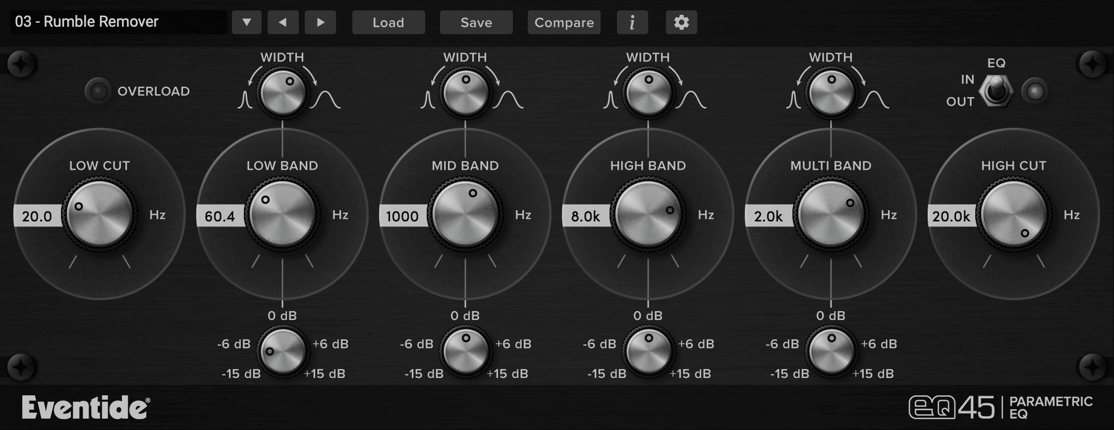 Photo of Eventide EQ45 Parametric EQ Plug-in