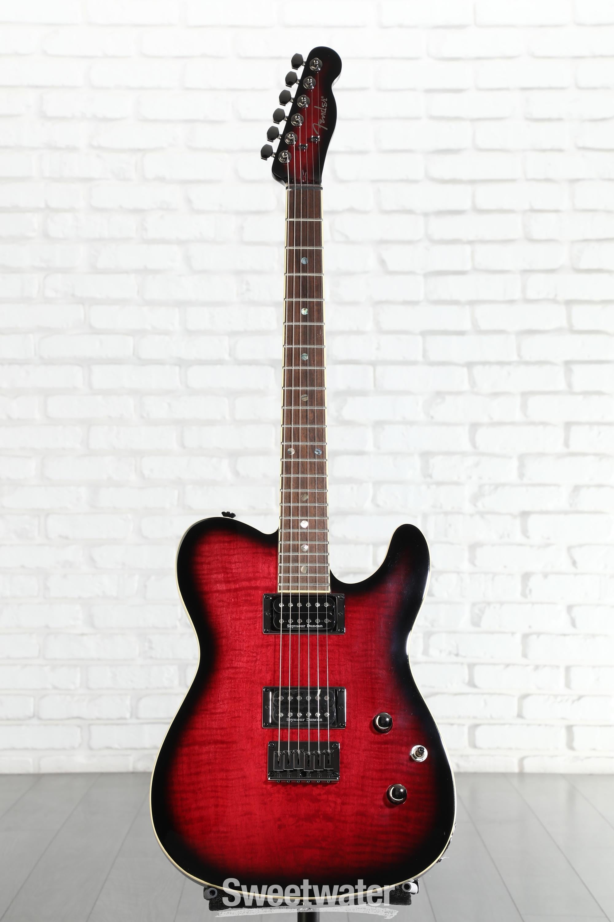 Fender Special Edition Custom Telecaster FMT HH - Black Cherry