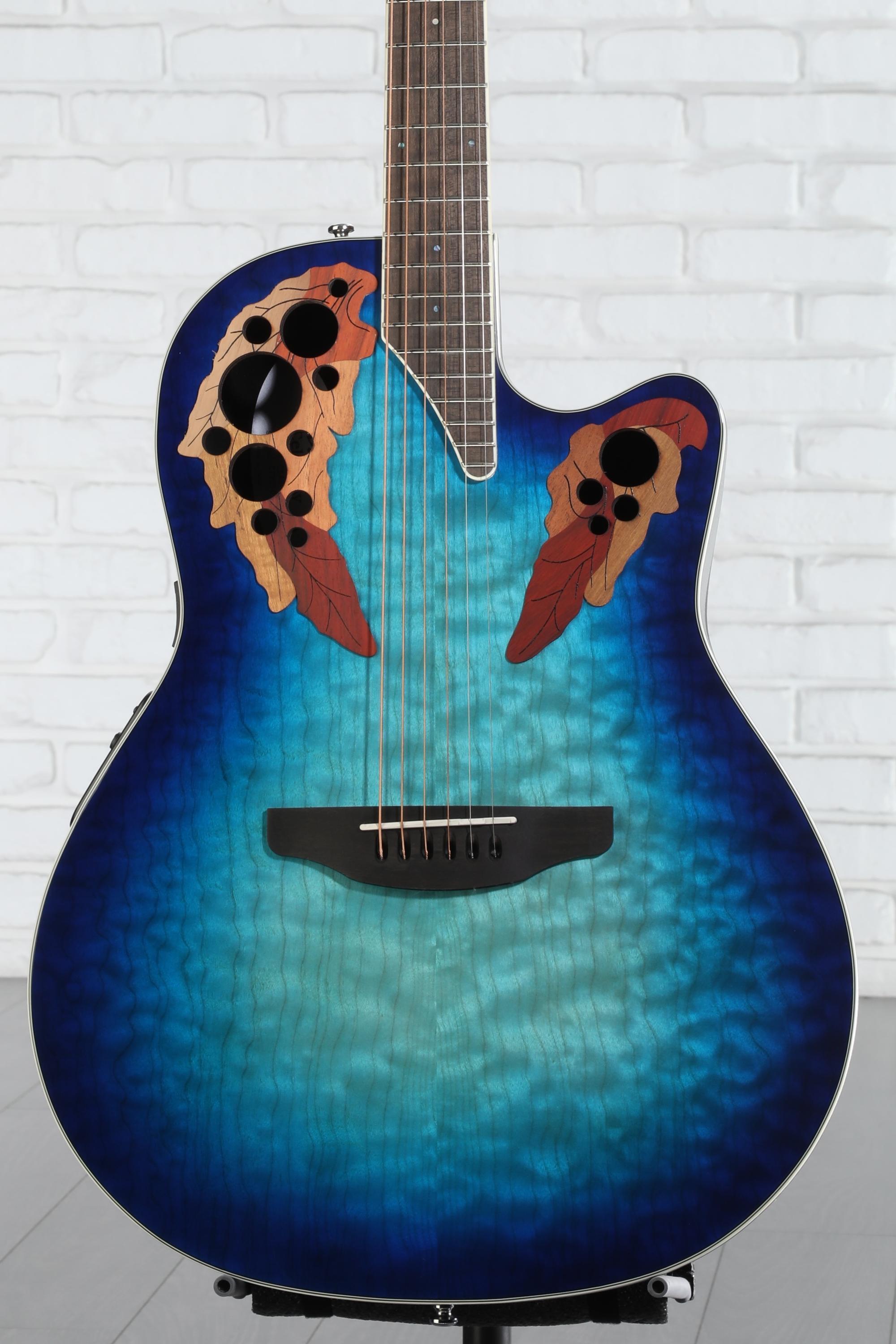 Ovation Celebrity Elite CE48P-RG Super Shallow Acoustic-Electric