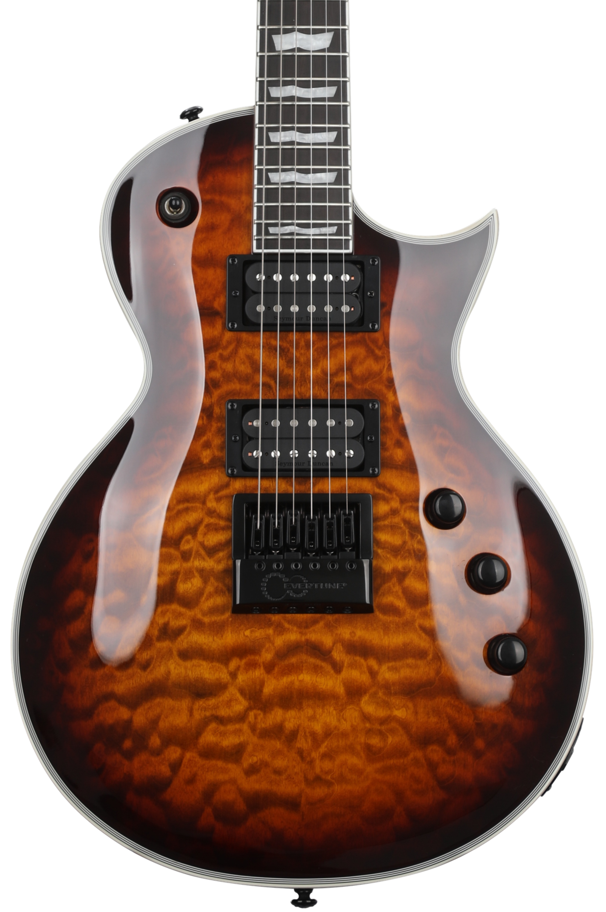 LTD EC-1000 Evertune - Dark Brown Sunburst - Sweetwater