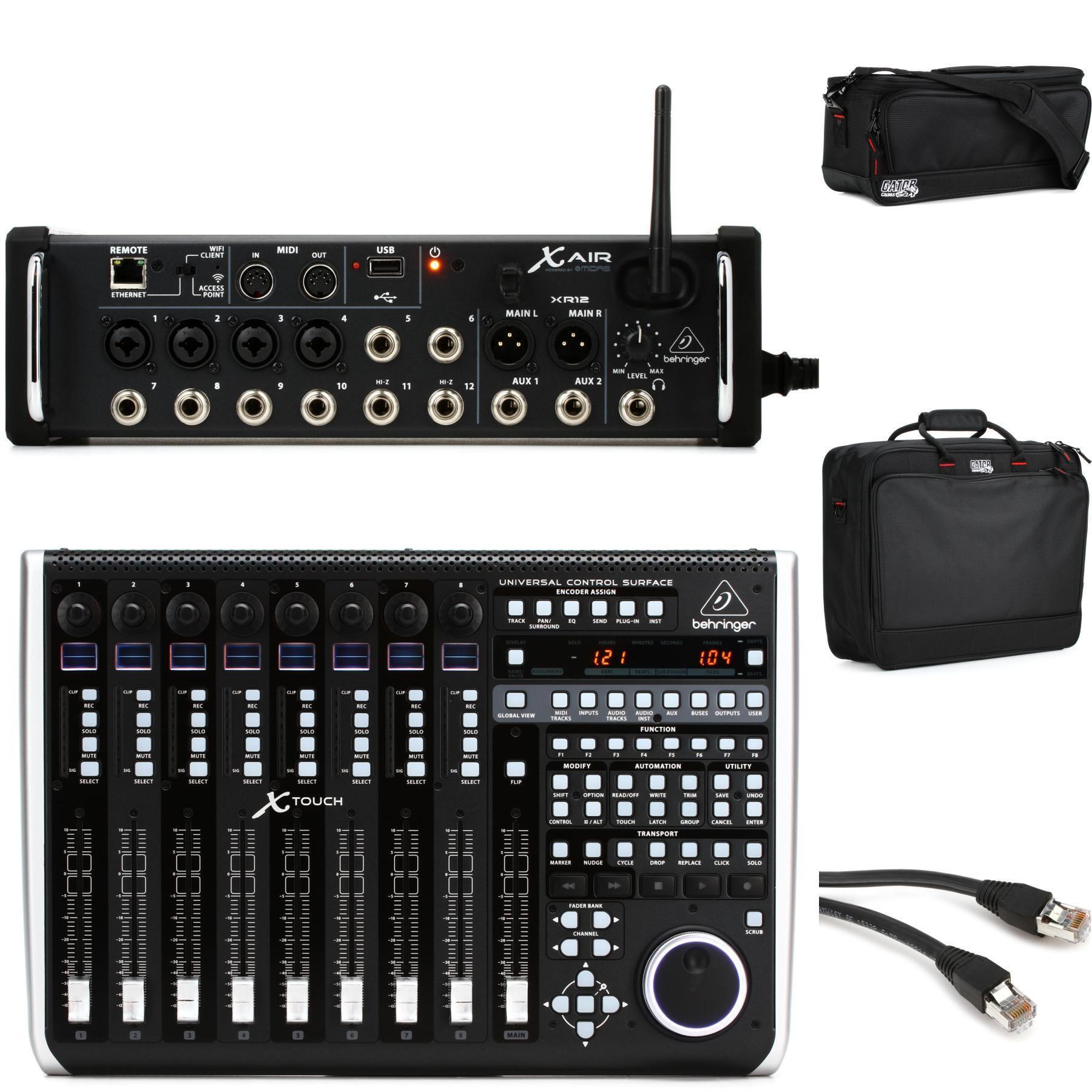 Behringer X Air XR12 12-channel Tablet-controlled Digital Mixer and Surface  Controller