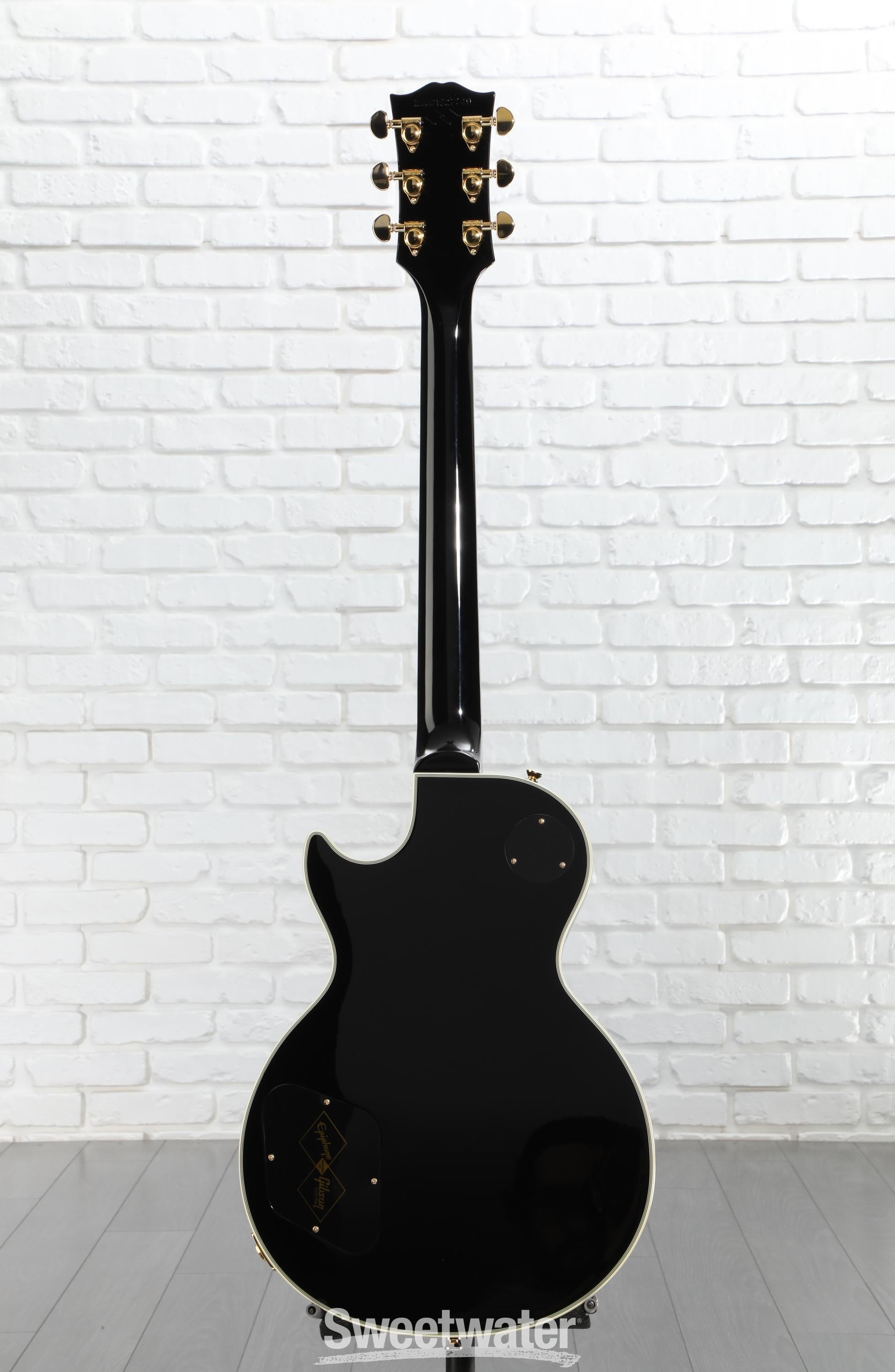 Epiphone Les Paul Custom ブラック Epiphone Les Paul Custom Electric Guitar - Ebony | Sweetwater