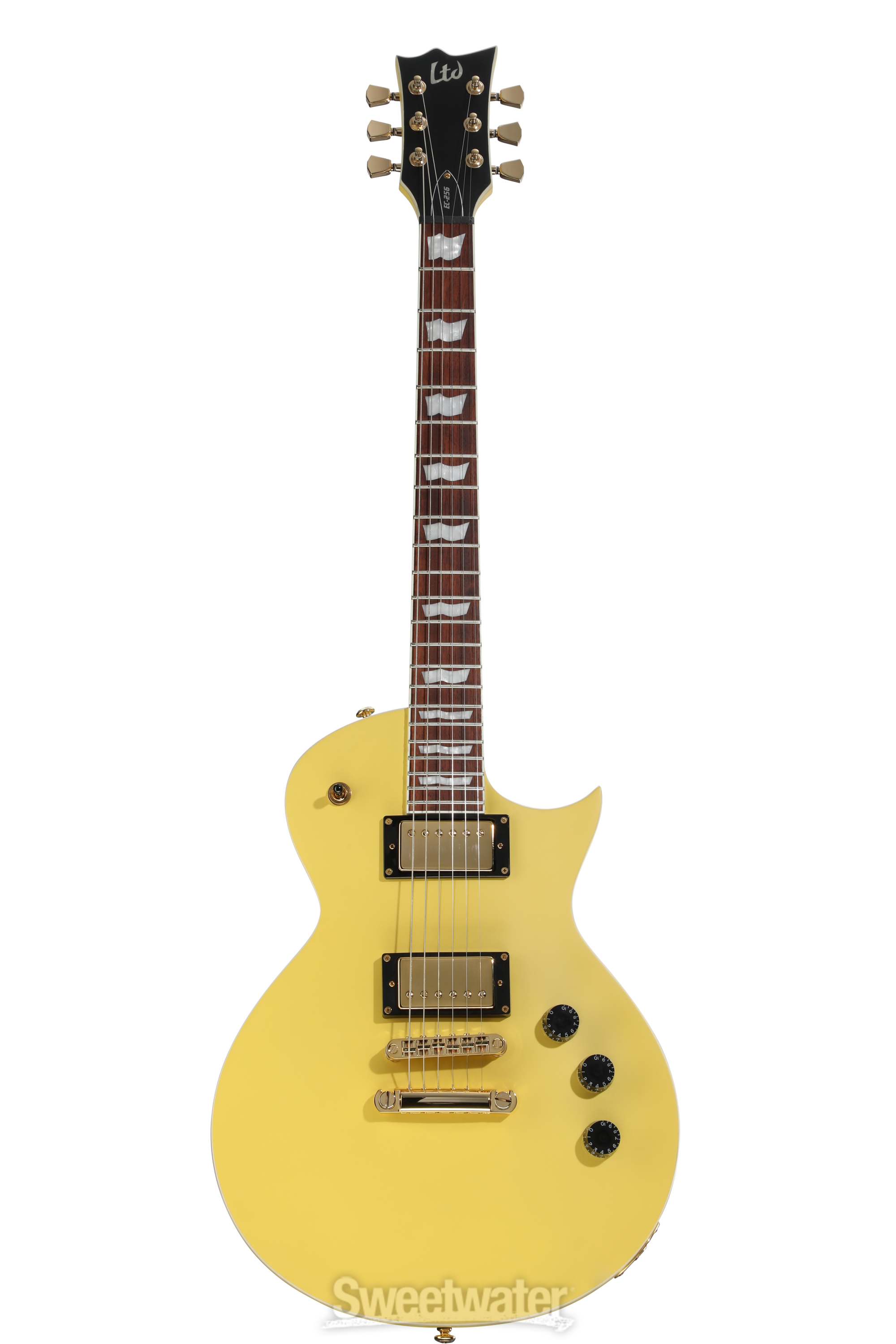 ESP LTD Eclipse EC-256 Electric Guitar - Vintage Gold Satin